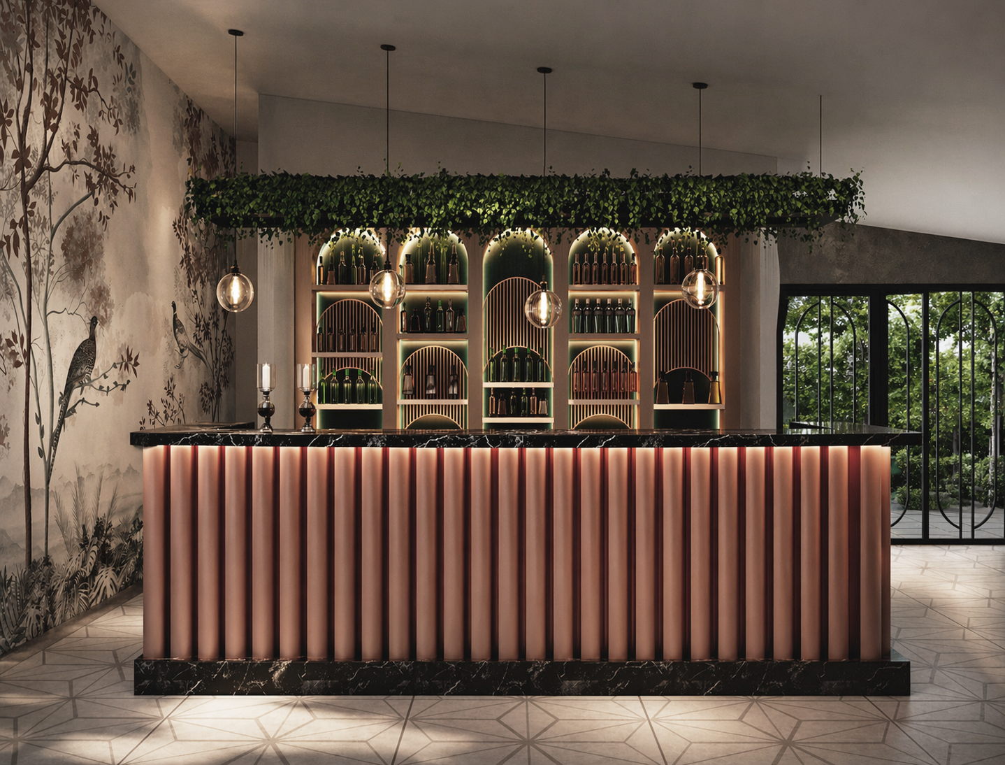 High-end restaurant interior design Bay Area