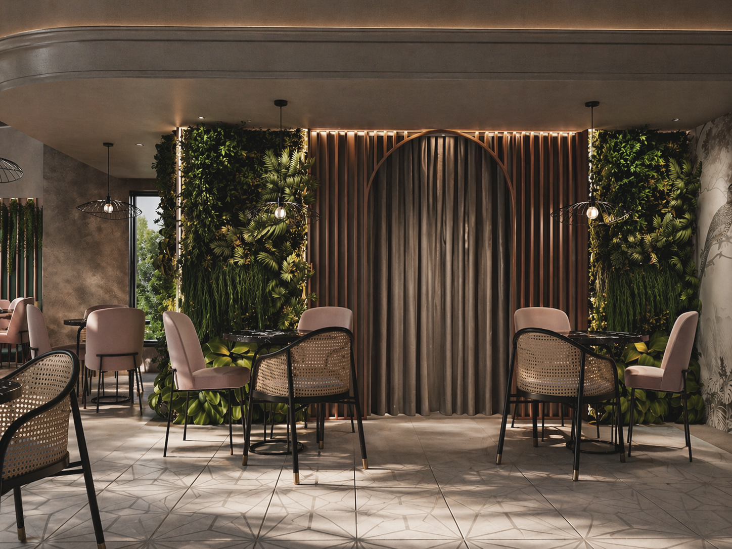 High-end restaurant interior design Bay Area