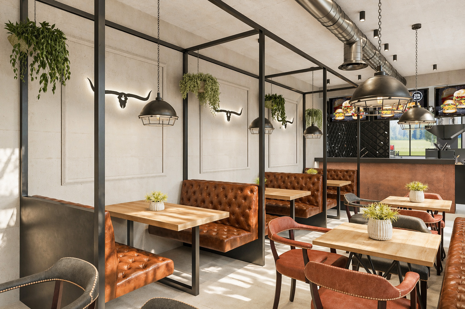 High-end restaurant interior design Bay Area