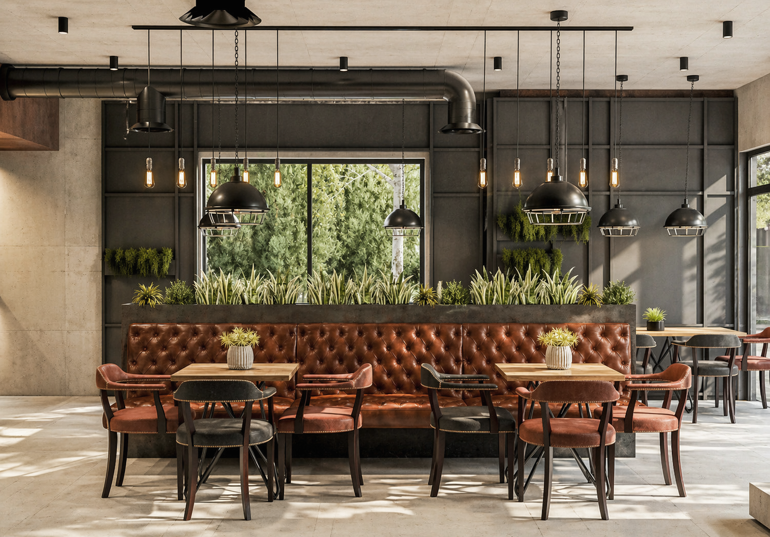 High-end restaurant interior design Bay Area