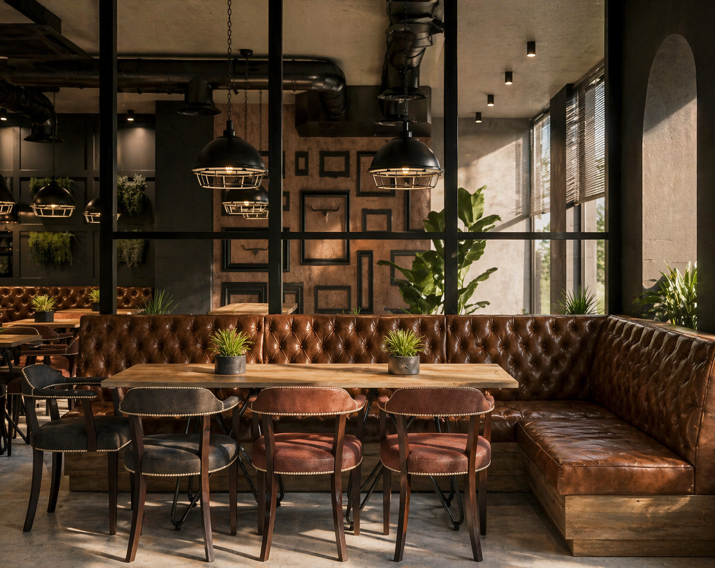 High-end restaurant interior design Bay Area