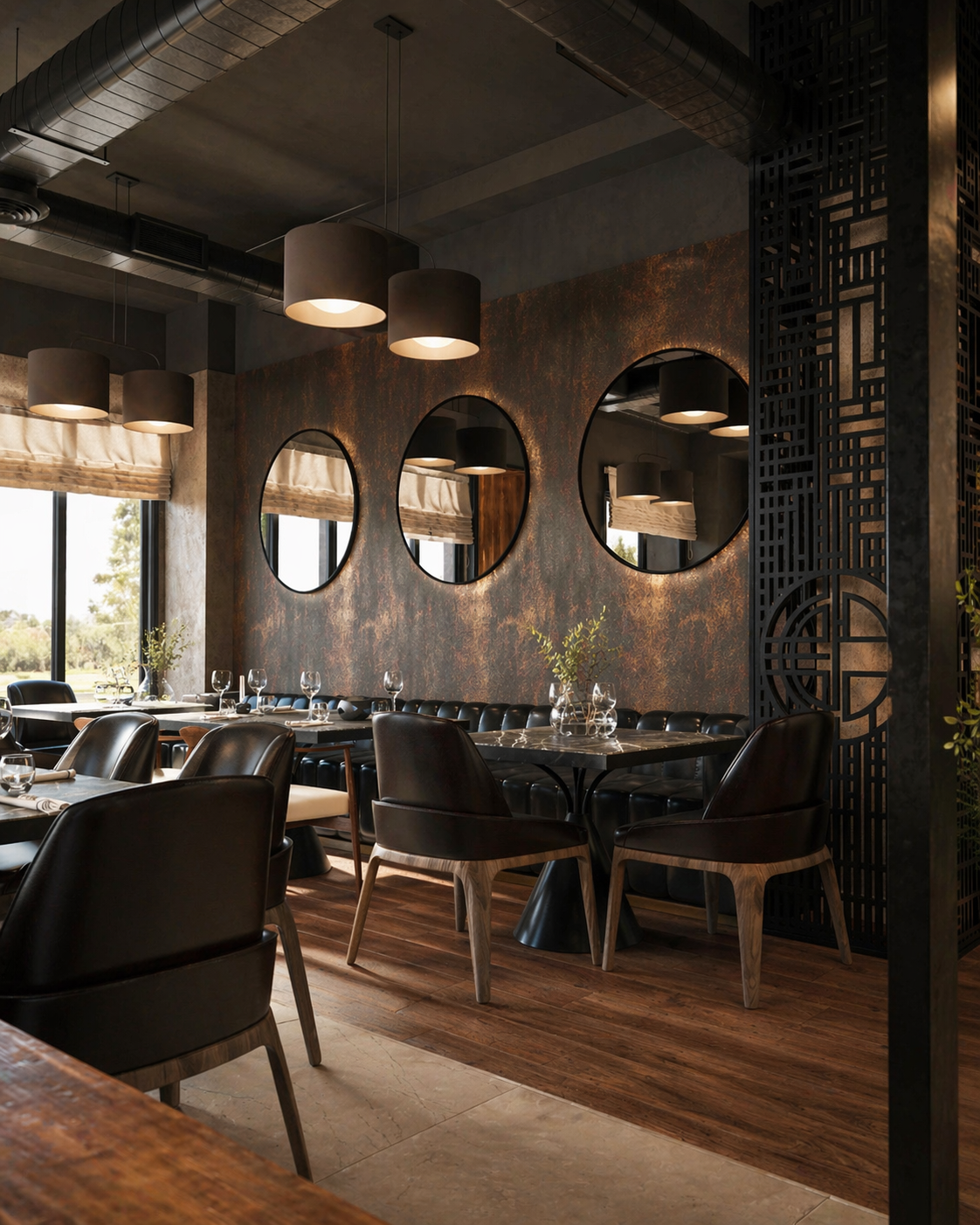 High-end restaurant interior design Bay Area