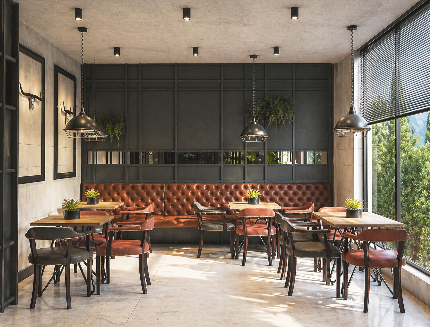 High-end restaurant interior design Bay Area