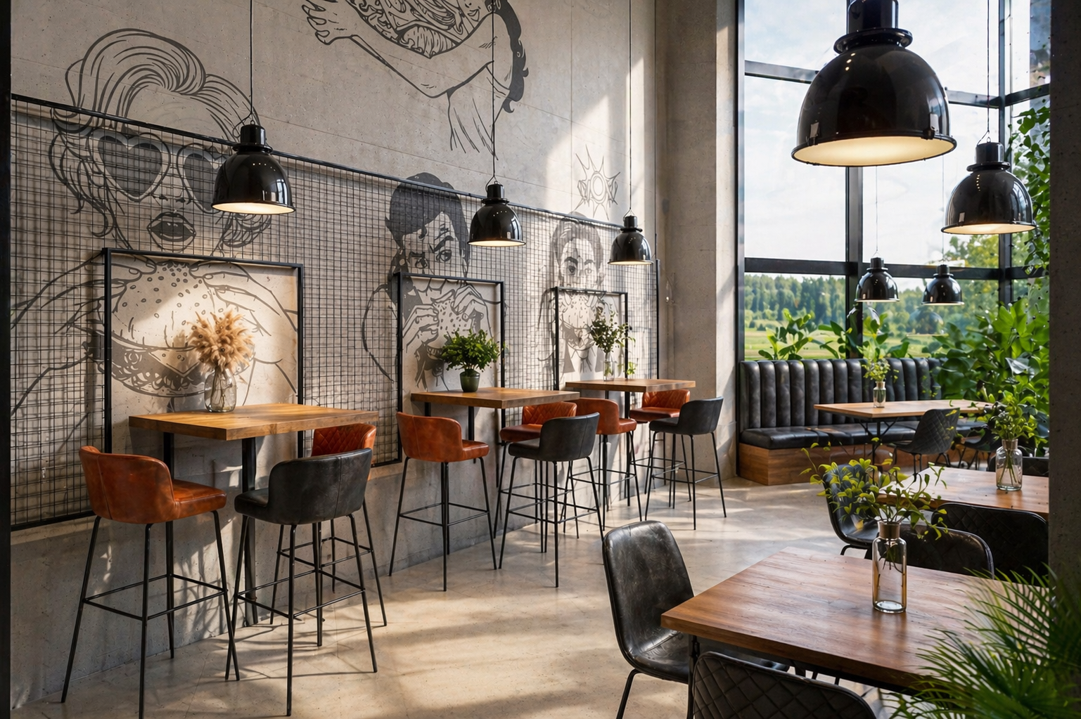 High-end restaurant interior design Bay Area