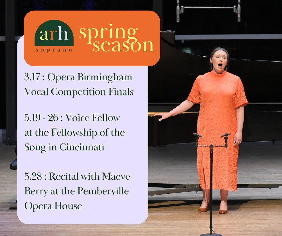 So excited to share what I&rsquo;ll be up to this spring! Really looking forward to all of these performances and to working with so many wonderful collaborators, both new and those I&rsquo;ve worked with before. 

Also, I just launched my ~website~!