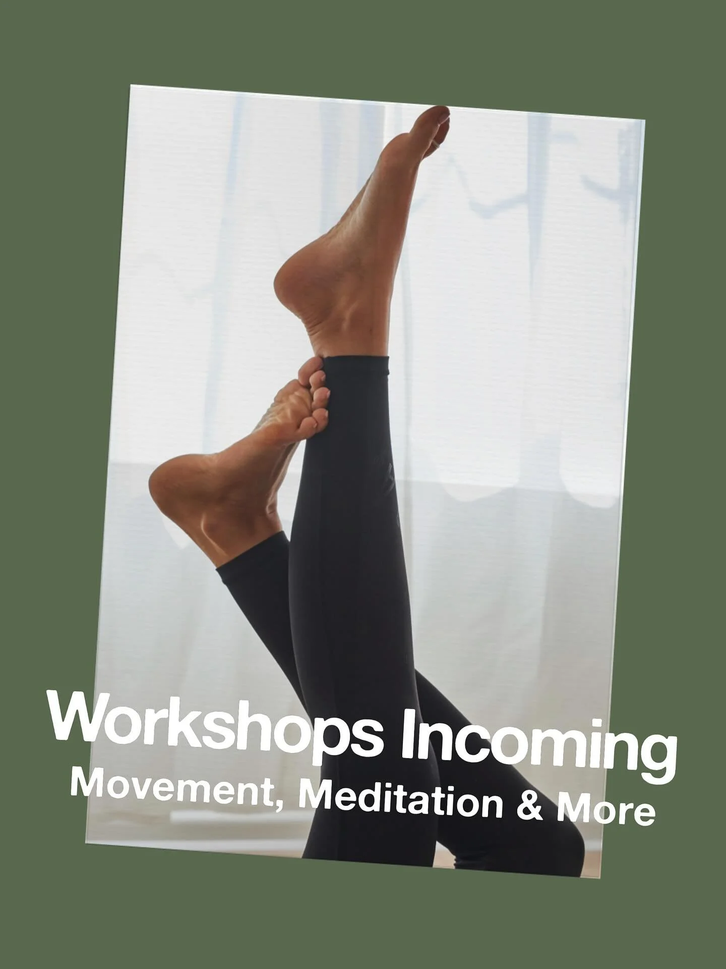 What an epic line up to see us through to the end of the year! All workshops are up for bookings via our website &amp; Fort Green App 🫶🏼