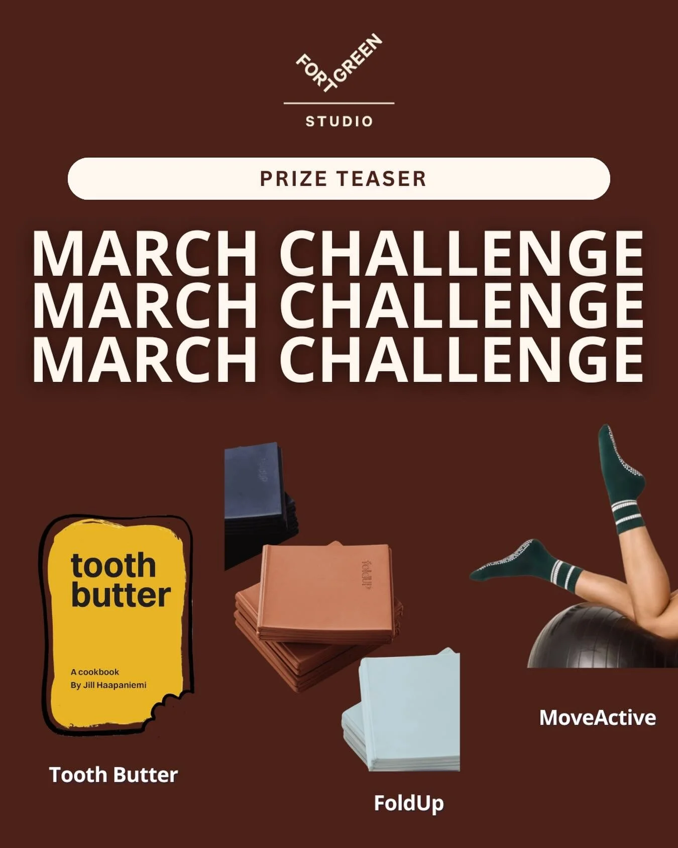Hey Challengers, you are smashing it! We are loving the energy you are bringing to the studio. Here is a little preview of the amazing brands who are part of our prize draw 👀