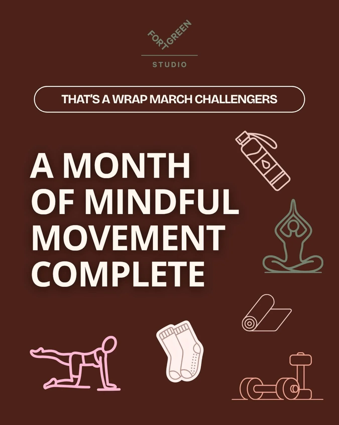 That&rsquo;s a wrap Fam 🍂 We had 66 incredible members join us for an epic month of movement in our studios. The vibes were high and we are so inspired by the commitment we have witnessed the last month. To our challengers- we hope you can sit in a 