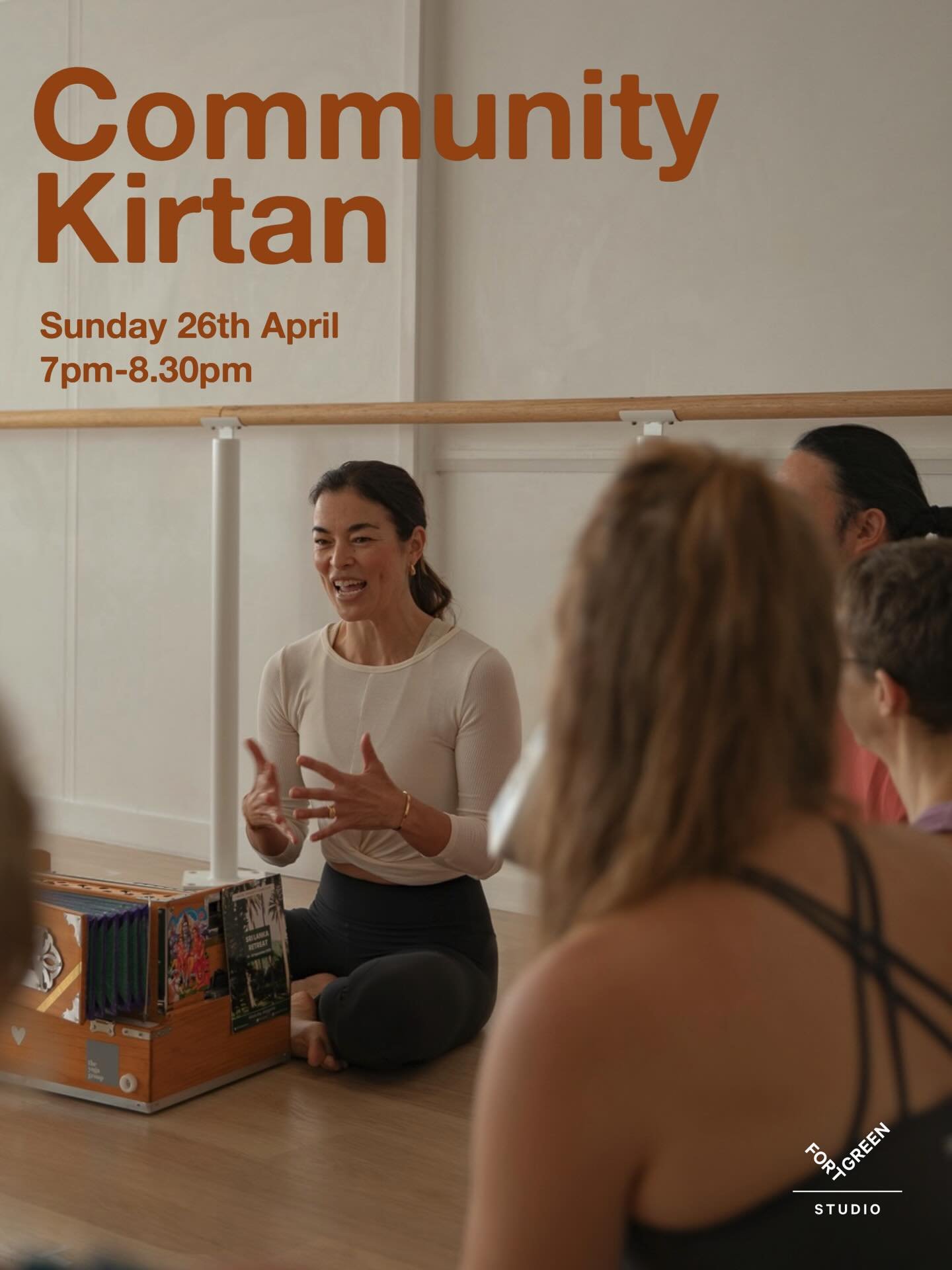 Join us for an evening of uplifting Kirtan! Facilitated by Cecily and her band at our Northcote studio 🎵 Kirtan is a joyful, heart-centred practice rooted in Bhakti yoga. It is a form of call-and-response chanting, where voices come together in a sh
