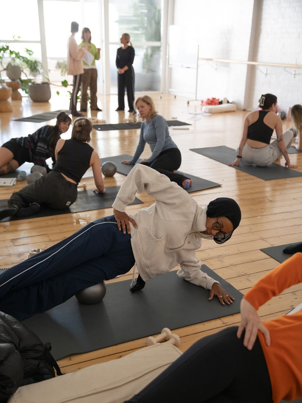 Pilates Teacher Training! Considering becoming a Mat Pilates instructor? Join us in November for our next course, we have just released the dates and opened enrolments. This is a little snap shot of our current course, as this incredible group make t