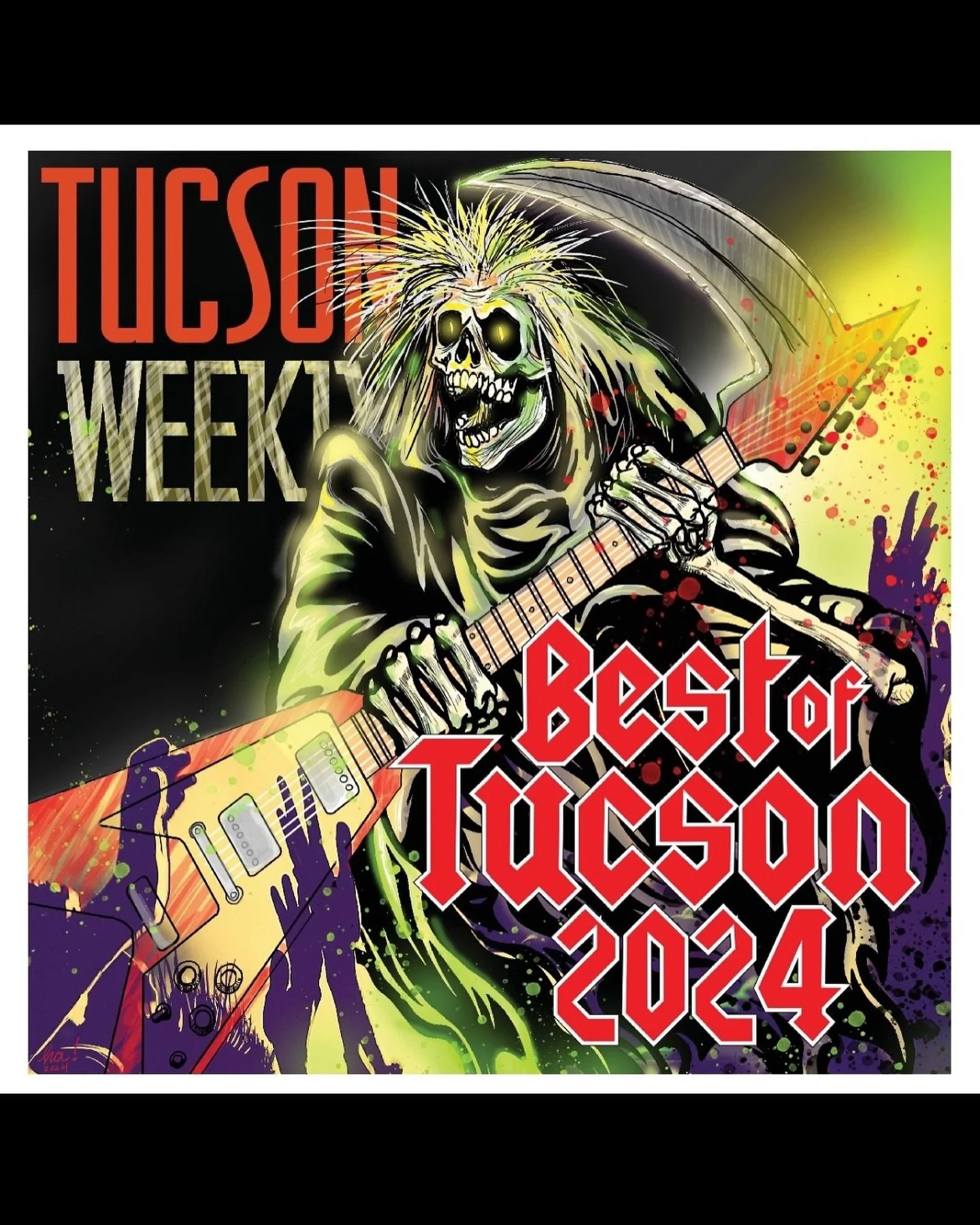 Thank you Tucson, for voting us the Best Tattoo Shop of 2024, and most importantly for supporting Black Rose Tattooers over the last 30 years!!! 
We truly appreciate you!
Yours Truly,
@macadocious666 
@mollyymcking 
@colt_tattoos 
@b.e.a.c.h.b.o.d.y