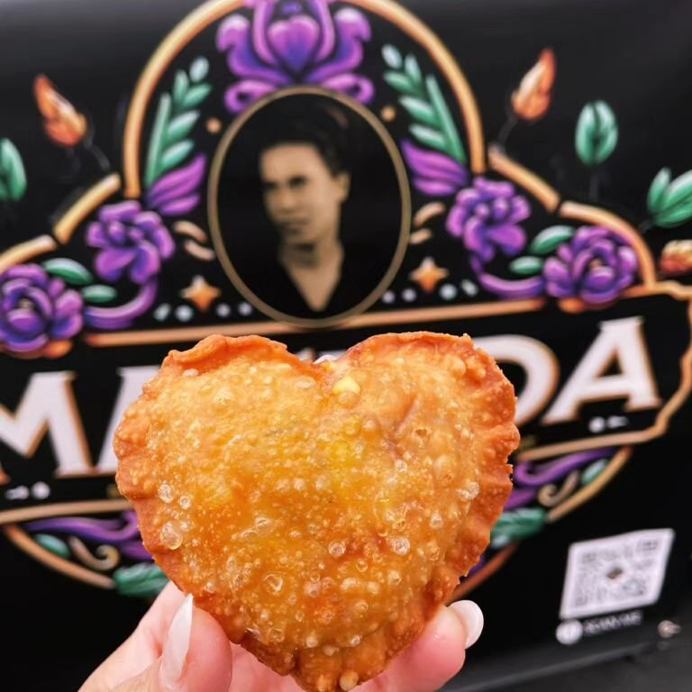 Sharing a piece of my heart with these heart-shaped empanadas made with love passed down from my Abuelita. Visiting her grave filled me with gratitude for all she's instilled in me, guiding and protecting not only myself but also my kids. This post i