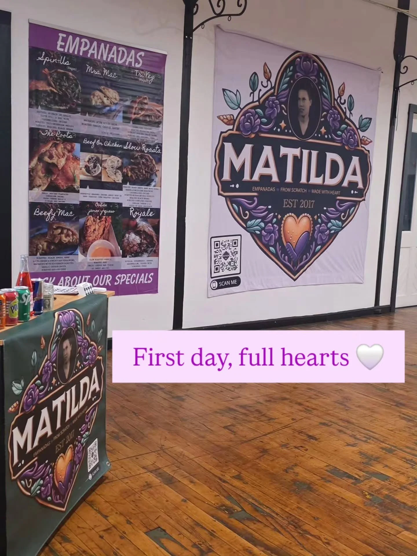 Day one&hellip; and the love was REAL 🤍

Thank you to everyone who pulled up, supported, and showed out for us. This is just the beginning.

We&rsquo;re open tomorrow 10AM&ndash;8PM &mdash; come grab your heart-shaped empanadas 🫶🏽

#PawtucketEats 