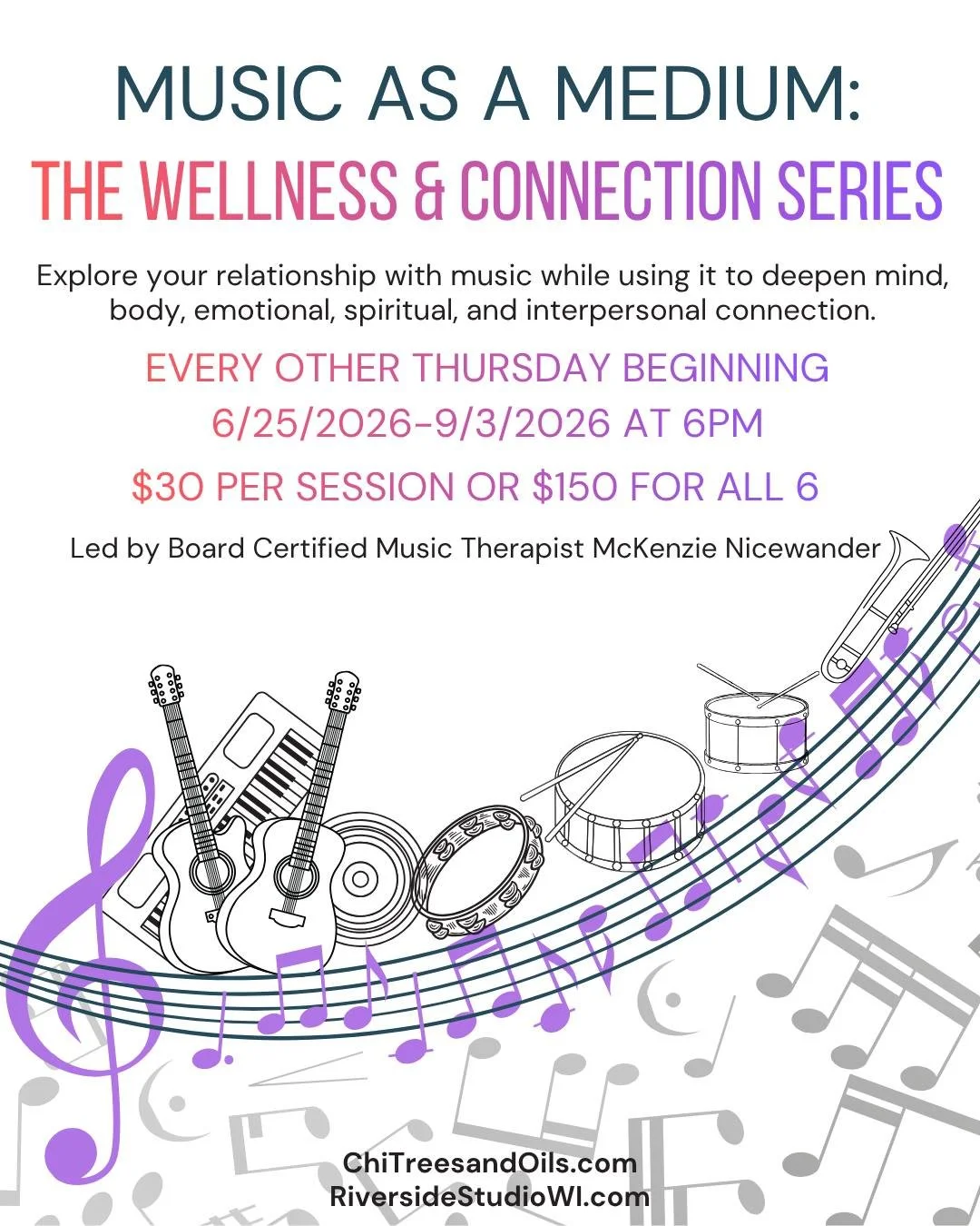 Music as a Medium: The Wellness and Connection Series