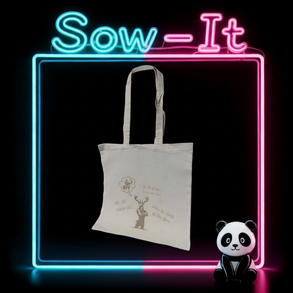 Christmas - Cotton bag - Angry Reindeer - Frame.png