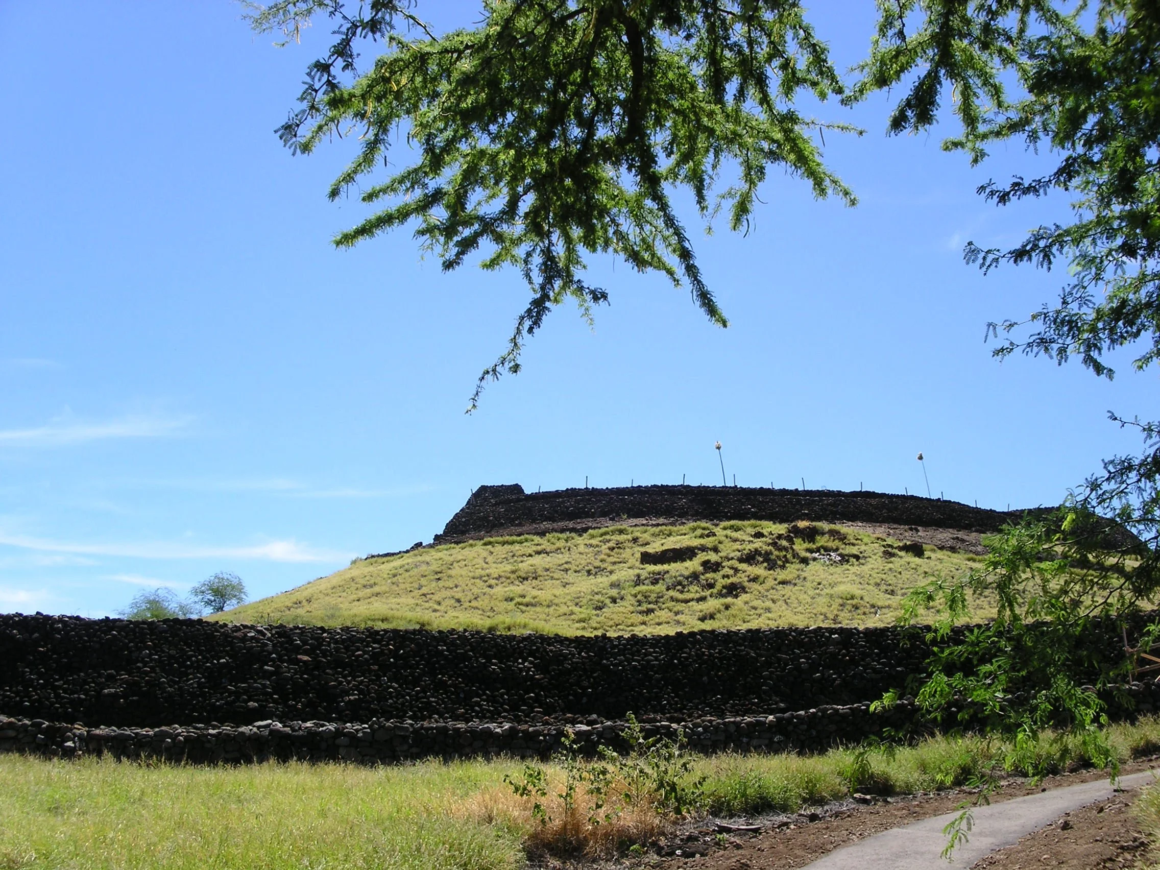 Pu’ukohula Heiau Temple  on the West side of Hawaii built by King Kamehameha in 1790. The King was told that he could conquer and unify all of Hawaii if he built the temple.