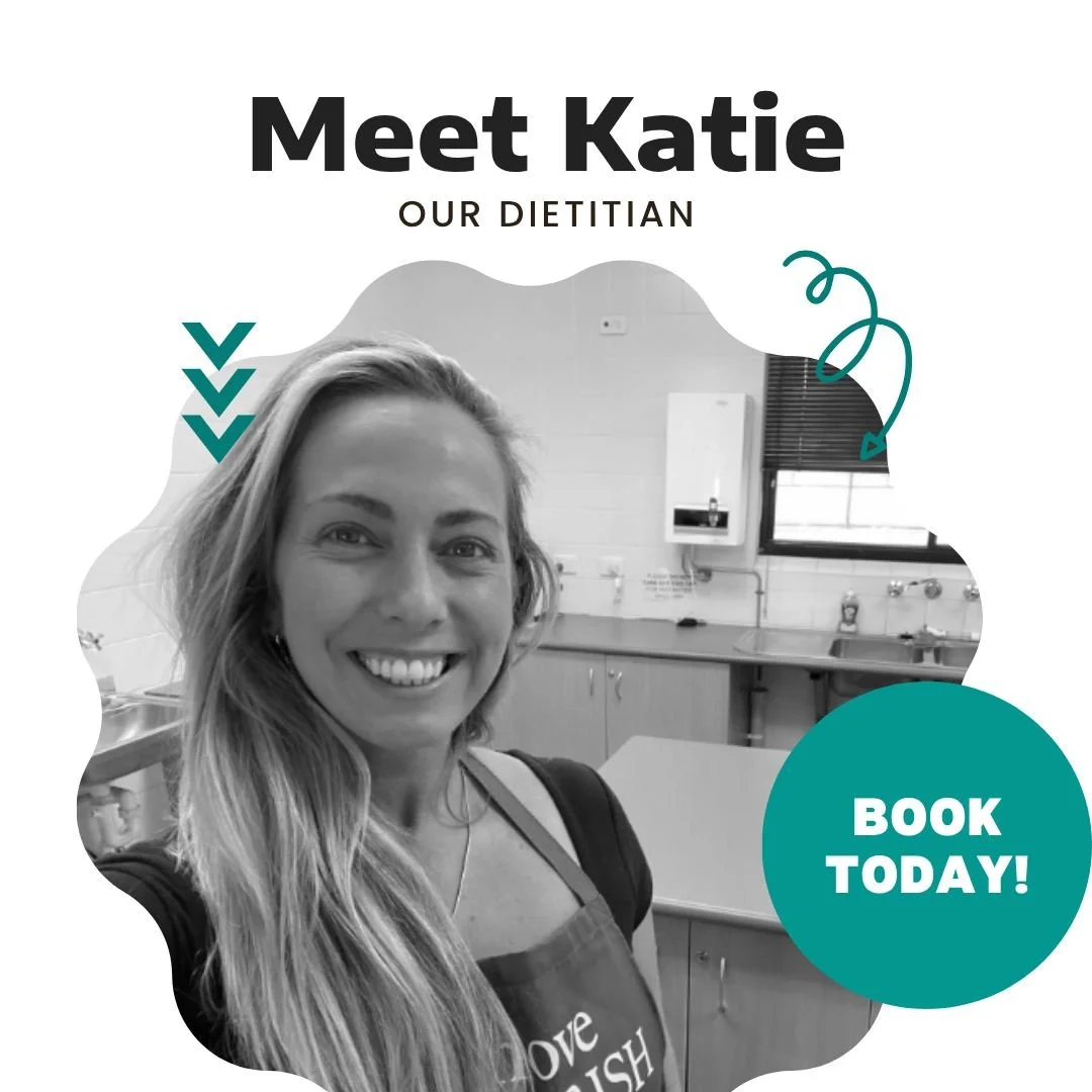 Meet Our Accredited Practising Dietitian, Katie Rae! 

Our Senior Dietitian Katie Rae is passionate about helping you make sustainable lifestyle changes for long-term health. Using evidence-based practices, Katie provides personalised guidance tailor