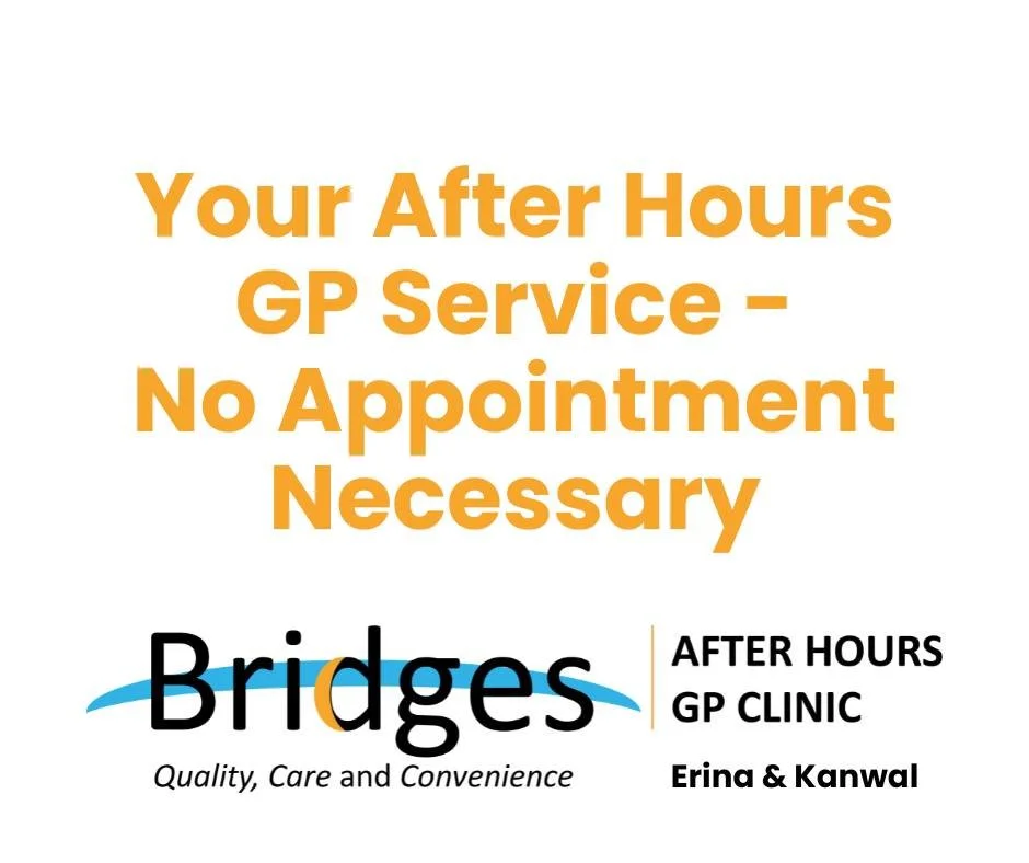 Bridges After Hours GP Clinics – Caring for Our Community for Over 23 Years
When you or your family need medical care outside of regular hours, Bridges After Hours GP Clinics are here for you. For more than two decades, we’ve proudly sup