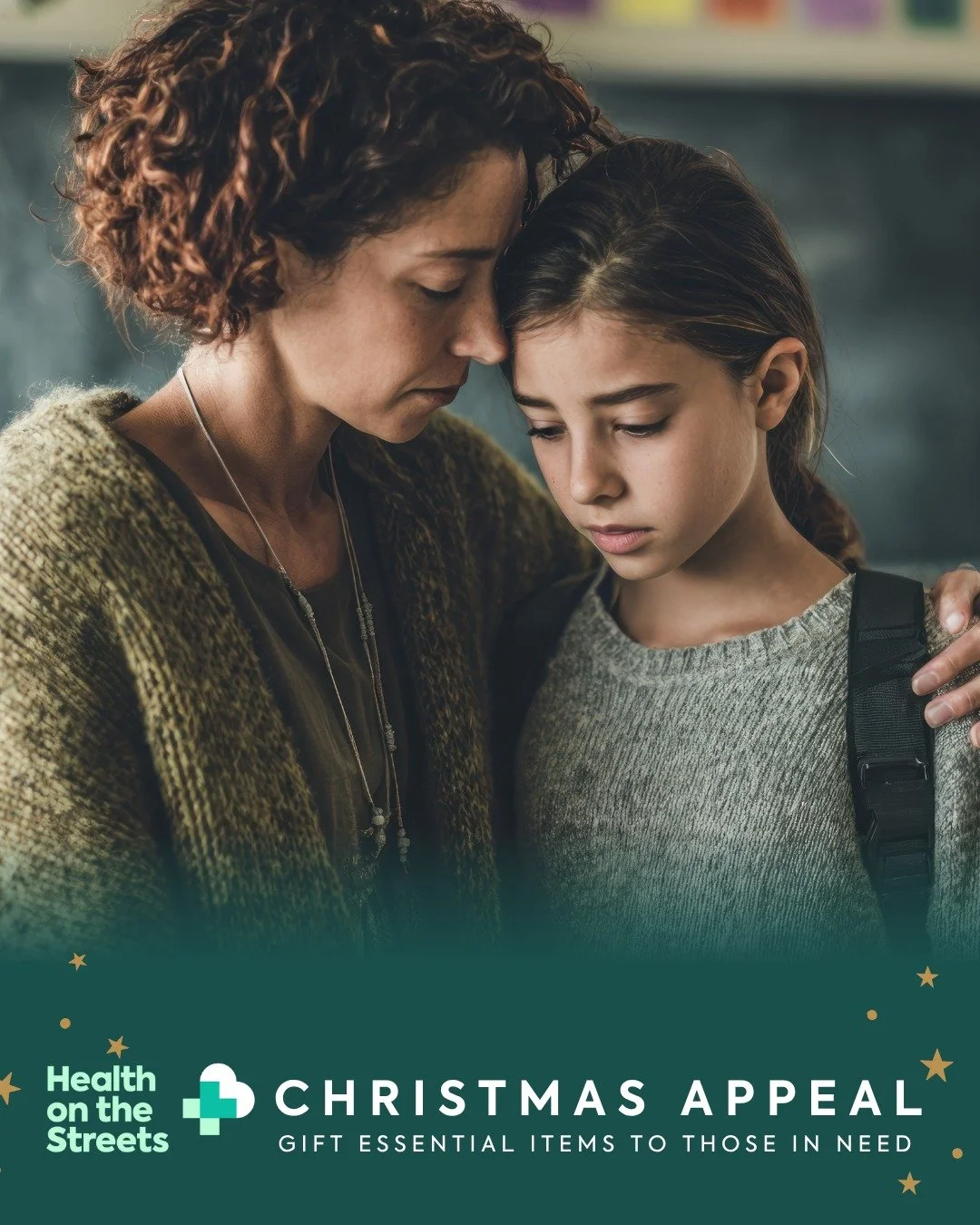 Reminder: Health on the Streets Christmas Appeal 🎄

For many people doing it tough, Christmas can feel especially lonely. If you&rsquo;re able to help, even in a small way, it can make a difference to the people we see each and every day.

Ways to g