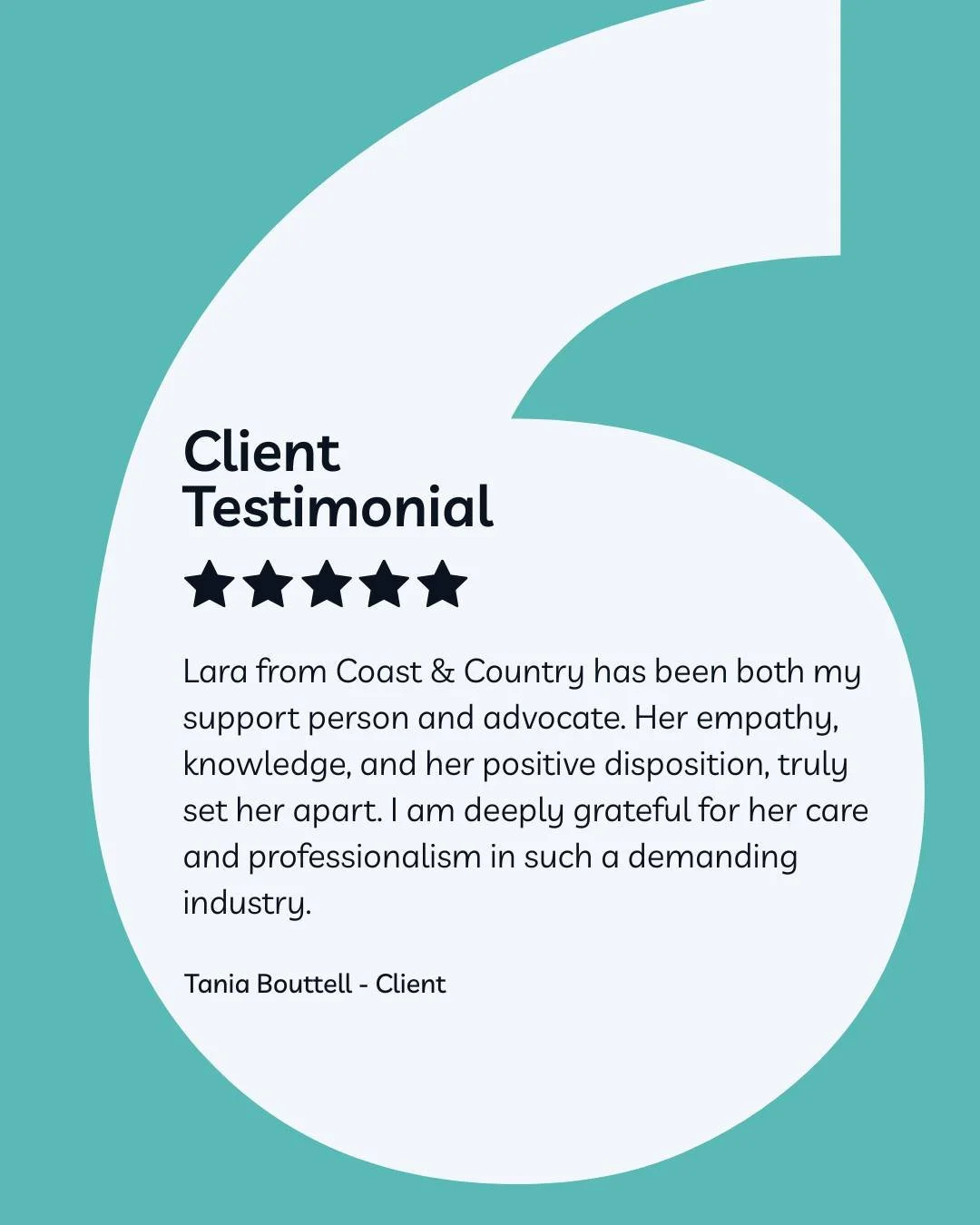 Client Spotlight 🌟

We&rsquo;re so proud of our team! Lara from our NDIS team has been praised for her empathy, knowledge, and positive disposition 😀 

&ldquo;Lara has been both my support person and advocate. I am deeply grateful for her care and 