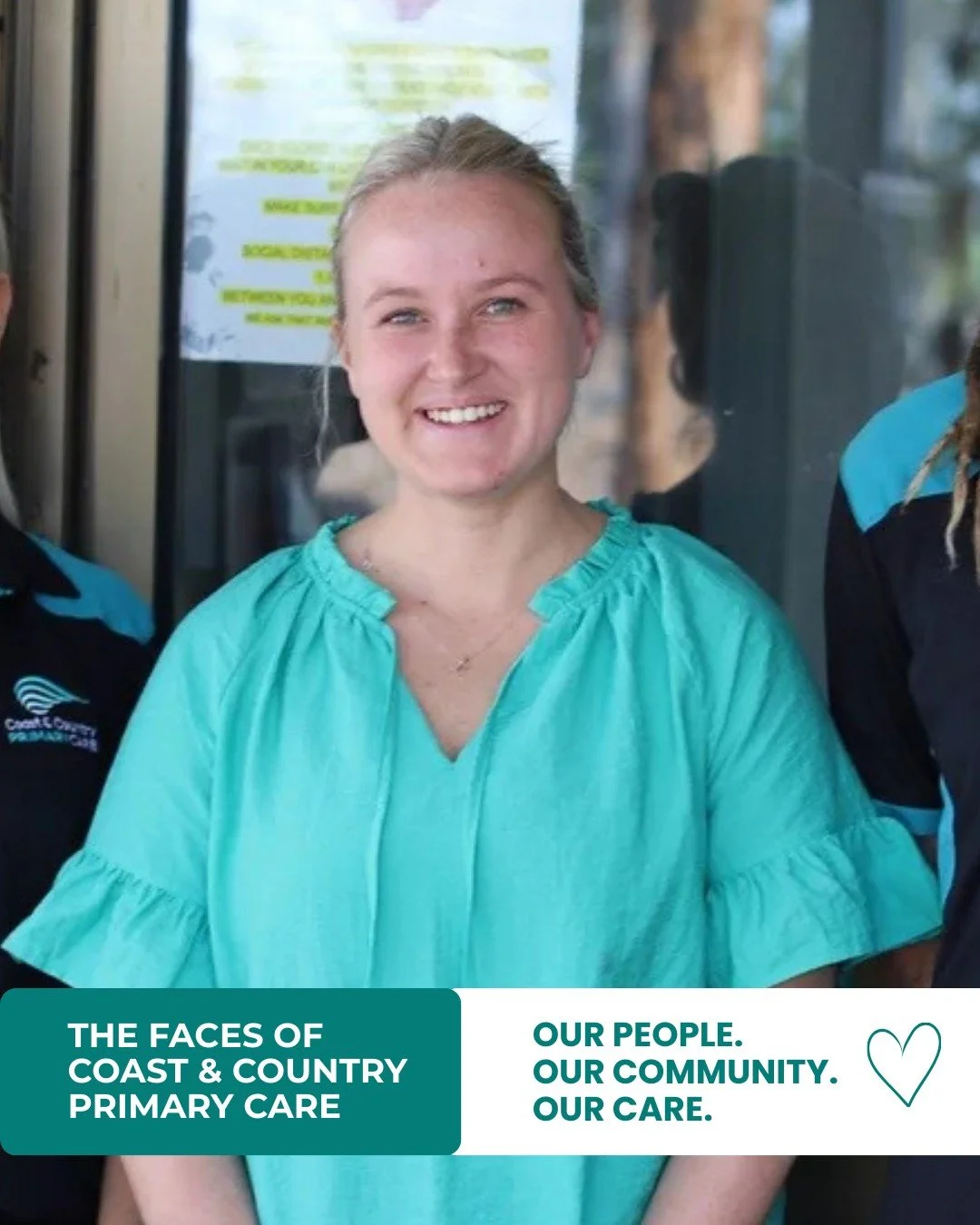 Faces of Coast &amp; Country Primary Care 🌟

Meet Sharni - Team Leader, Disability Primary Health Care Administration &amp; Community Programs

&ldquo;While you may not often see me out in the community, I&rsquo;m usually helping behind the scenes t