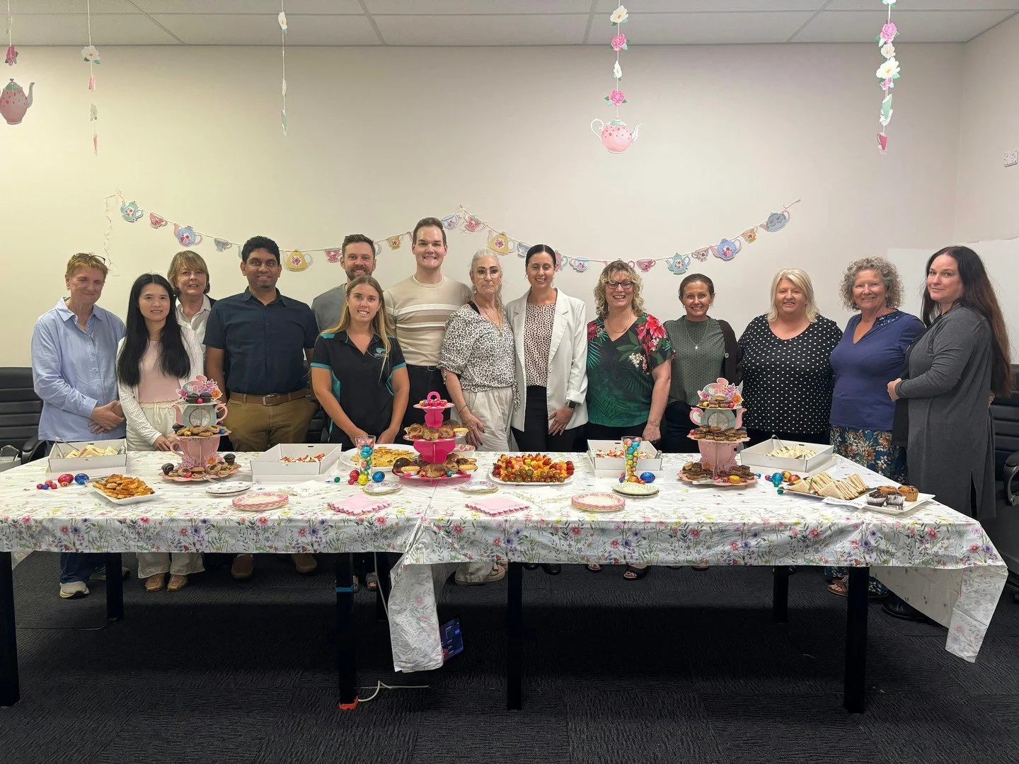 Thank you to our amazing DPHC Team for hosting this month&rsquo;s connection lunch. 💛

The High Tea Easter spread you put together was beautiful, and it was so nice to just enjoy it together. We love that each month a different team gets to host - i