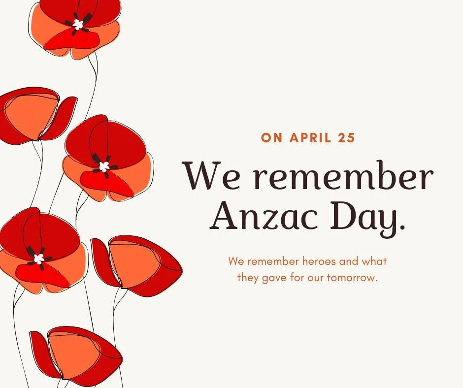 Lest We Forget, ANZAC Day 2026 🌺

Today, we pause to honour the courage, sacrifice, and commitment of all Australian and New Zealand service men and women who have served our nations.

We remember those who fought, those who fell, and those who cont