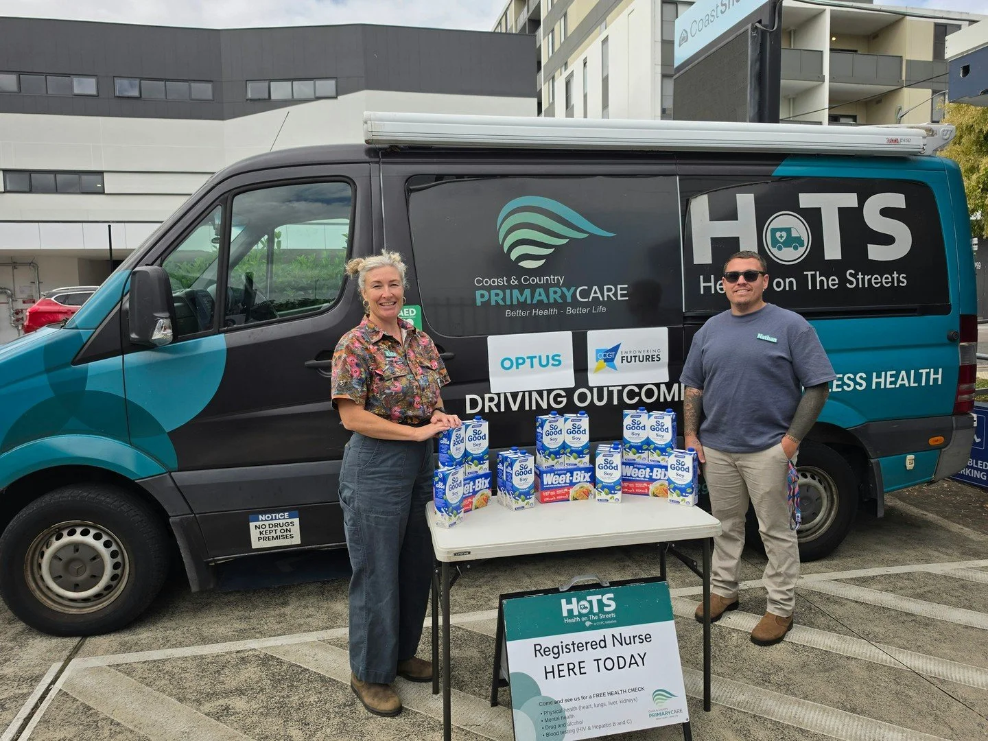 A big thank you to @sanitarium_au for their generous donations to Health on the Streets!

With 156 boxes of Weet-Bix and 144 cartons of long-life milk donated, we&rsquo;ve been able to stock our pantry and include essential breakfast items in hampers