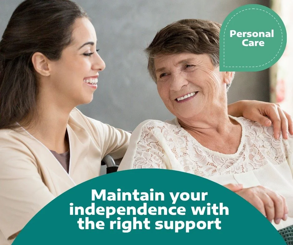 Maintain your Independence with the right support

Everyone deserves to feel comfortable, confident, and supported in their daily life.

Our Personal Care supports are tailored to individual needs and can assist with everyday routines such as persona