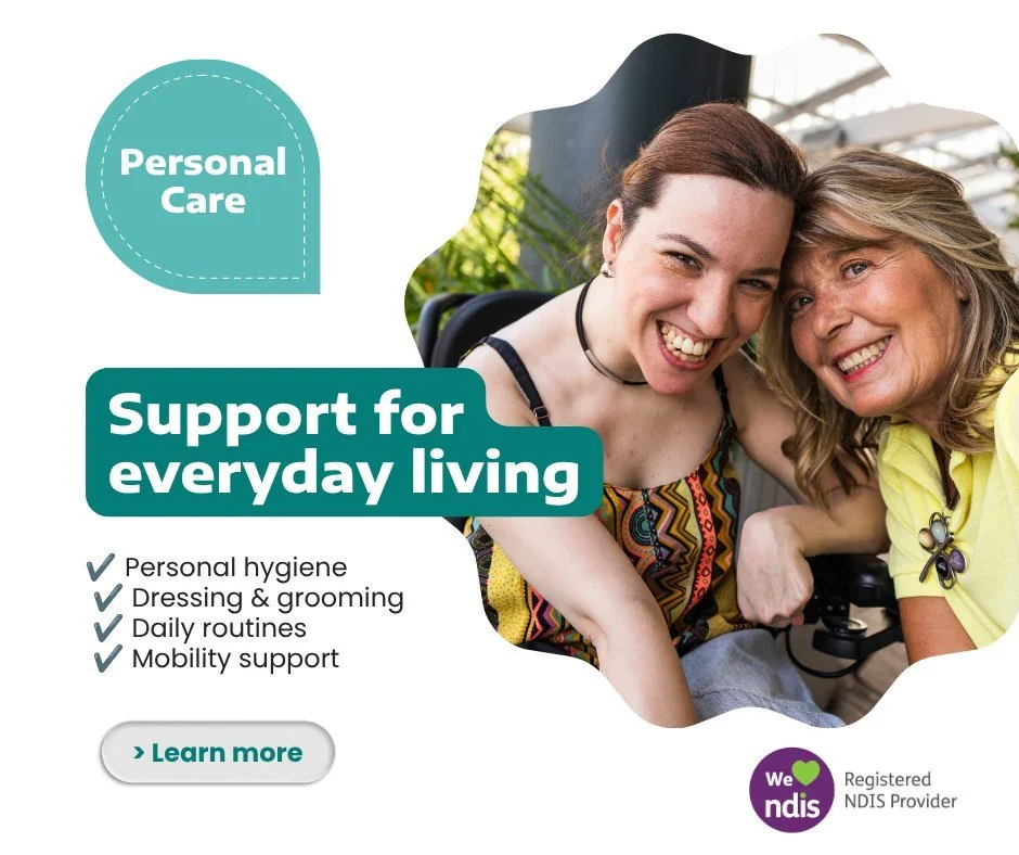 Maintain Your Independence

Everyone deserves to feel comfortable, confident, and supported in their daily life.

Our Personal Care team provides respectful, personalised support that helps participants maintain their independence while receiving ass