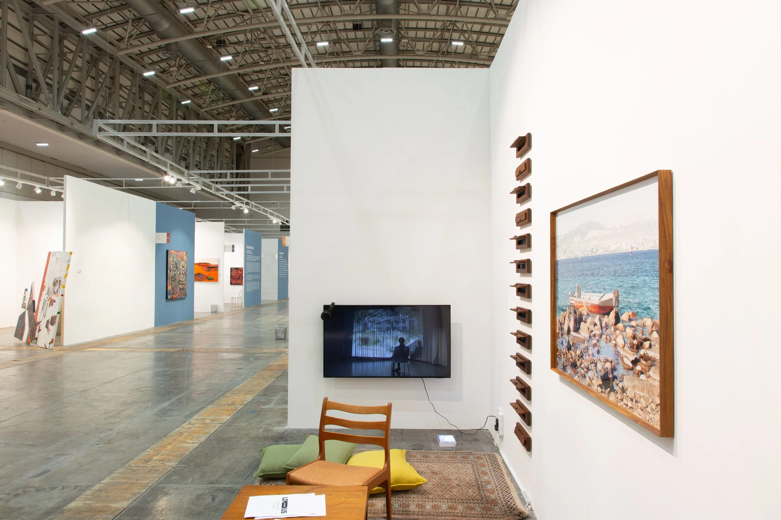 Installation images for Lemkus Gallery at the Investec Cape Town Art Fair, 2026