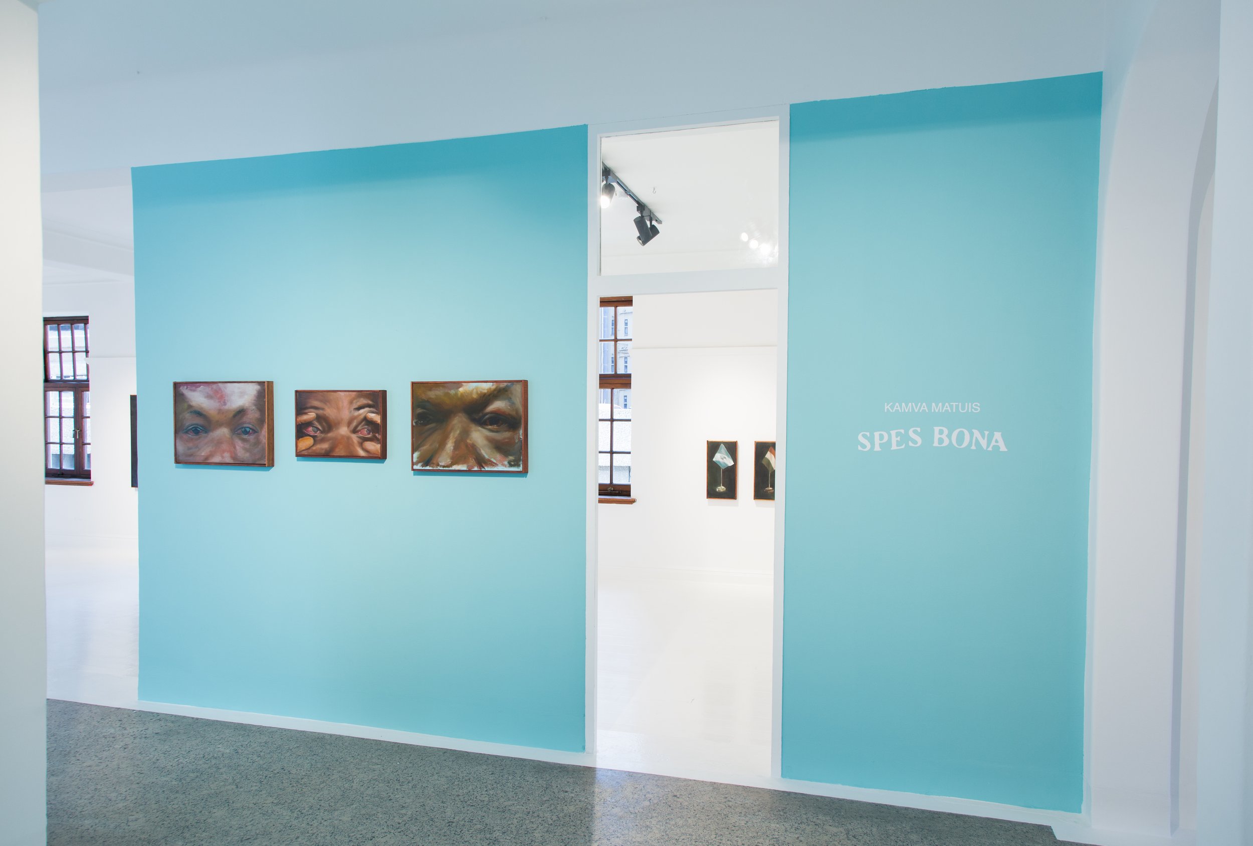 Installation photography of Spes Bona by Kamva Matuis, for Lemkus Gallery (2025)
