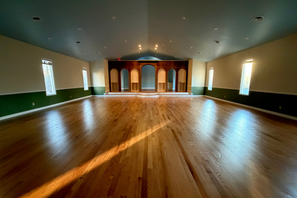 Our beautiful new nave