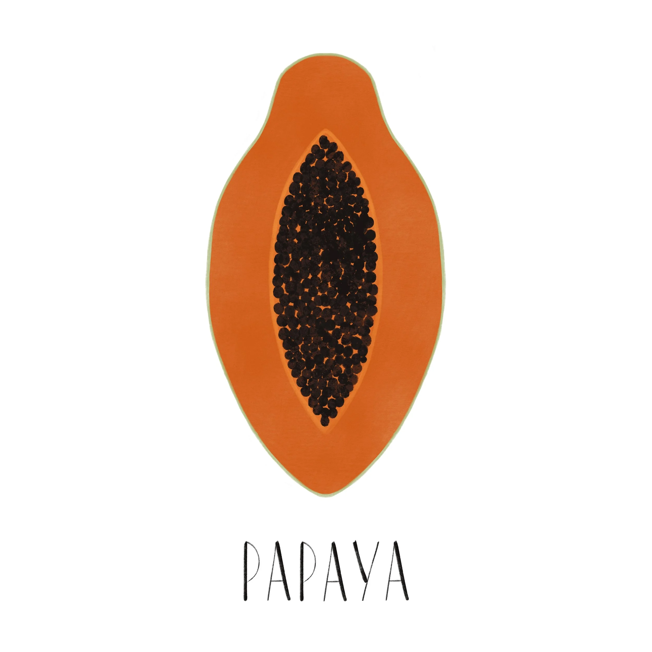 papaya
.
With its warm colours and playful shape, the papaya is part of my fruit illustration series.
The poster is now available on JUNIQE - link in bio!
.
.
.
#foodillustration #swissillustrator #papaya #posterdesign #illustratorenschweiz