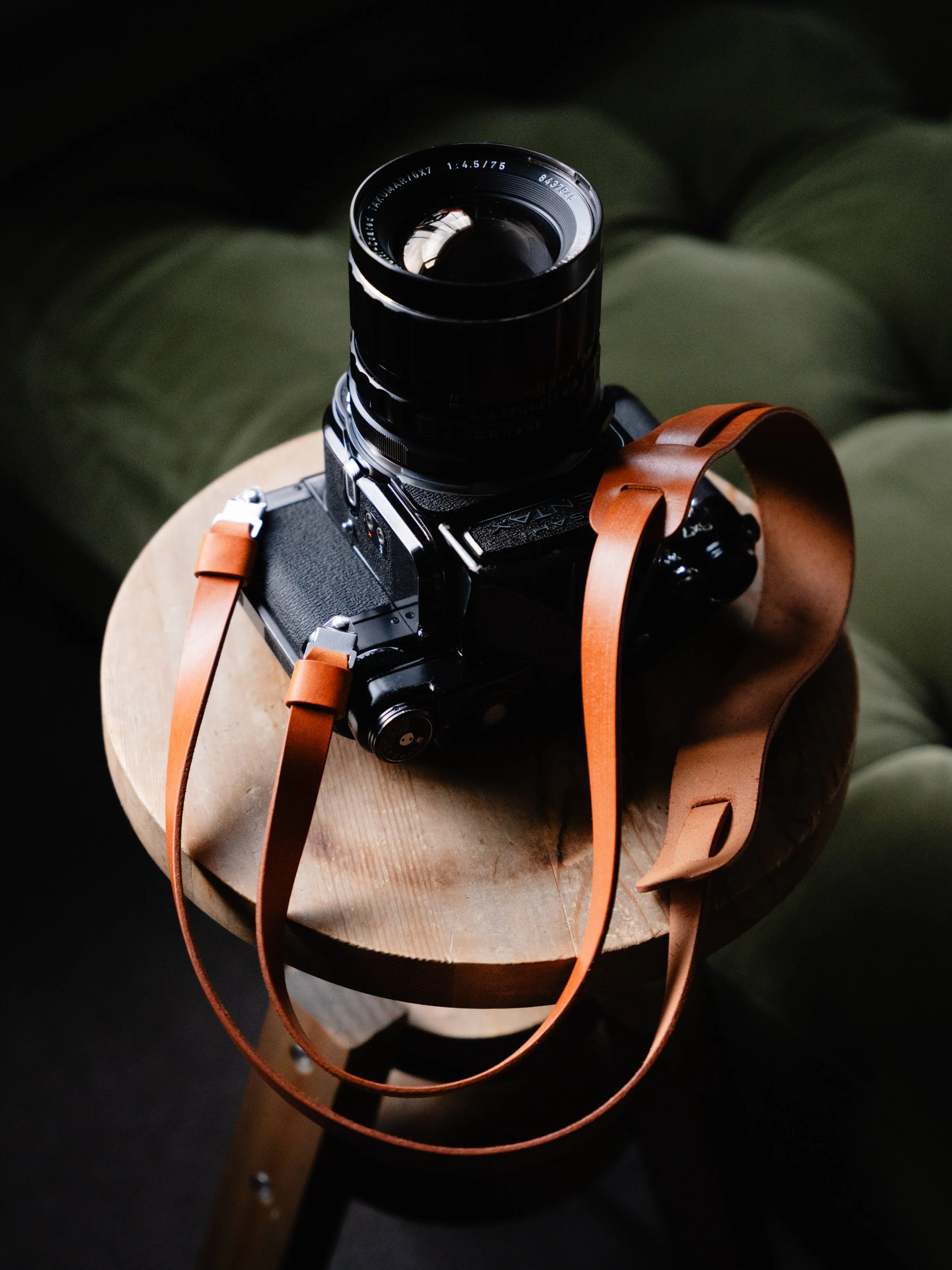 pentax 6x7 leather strap