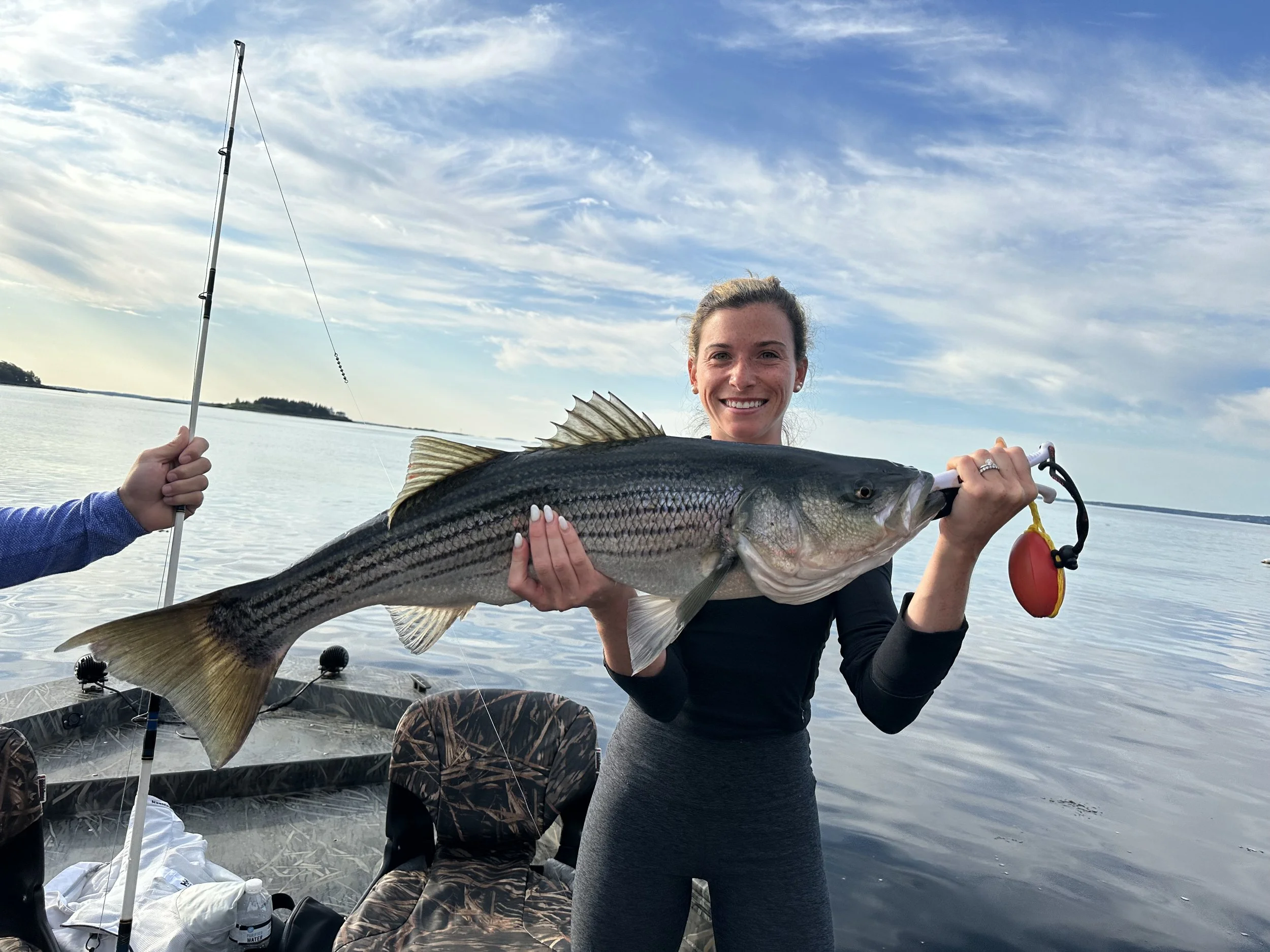 Guide Striper Fishing Rockport Maine