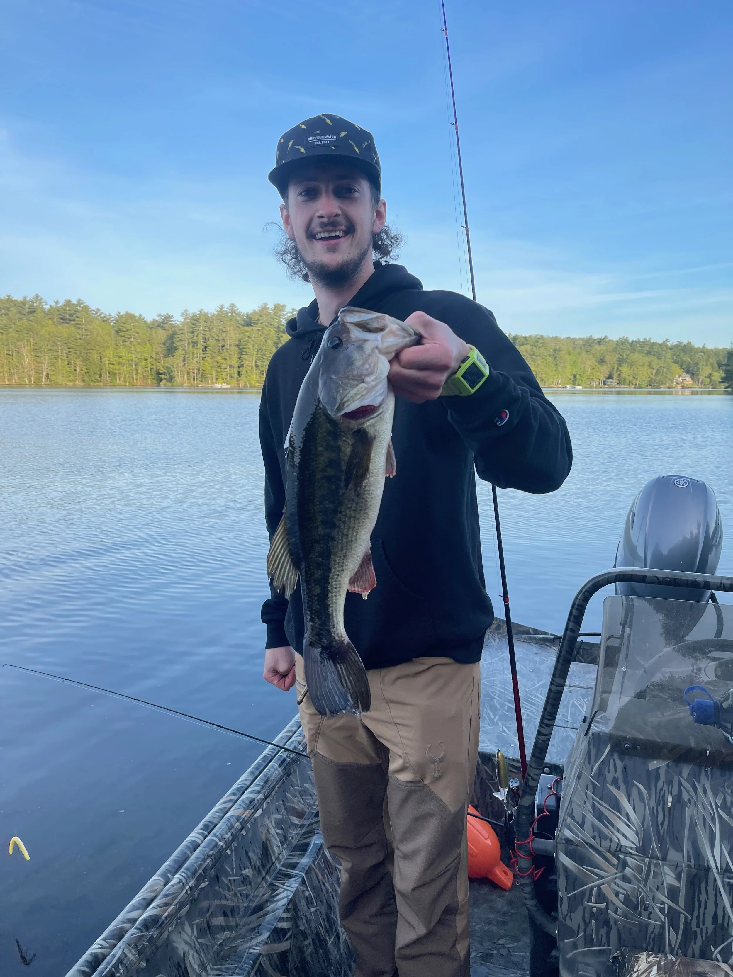 Big Largemouth bass camden maine