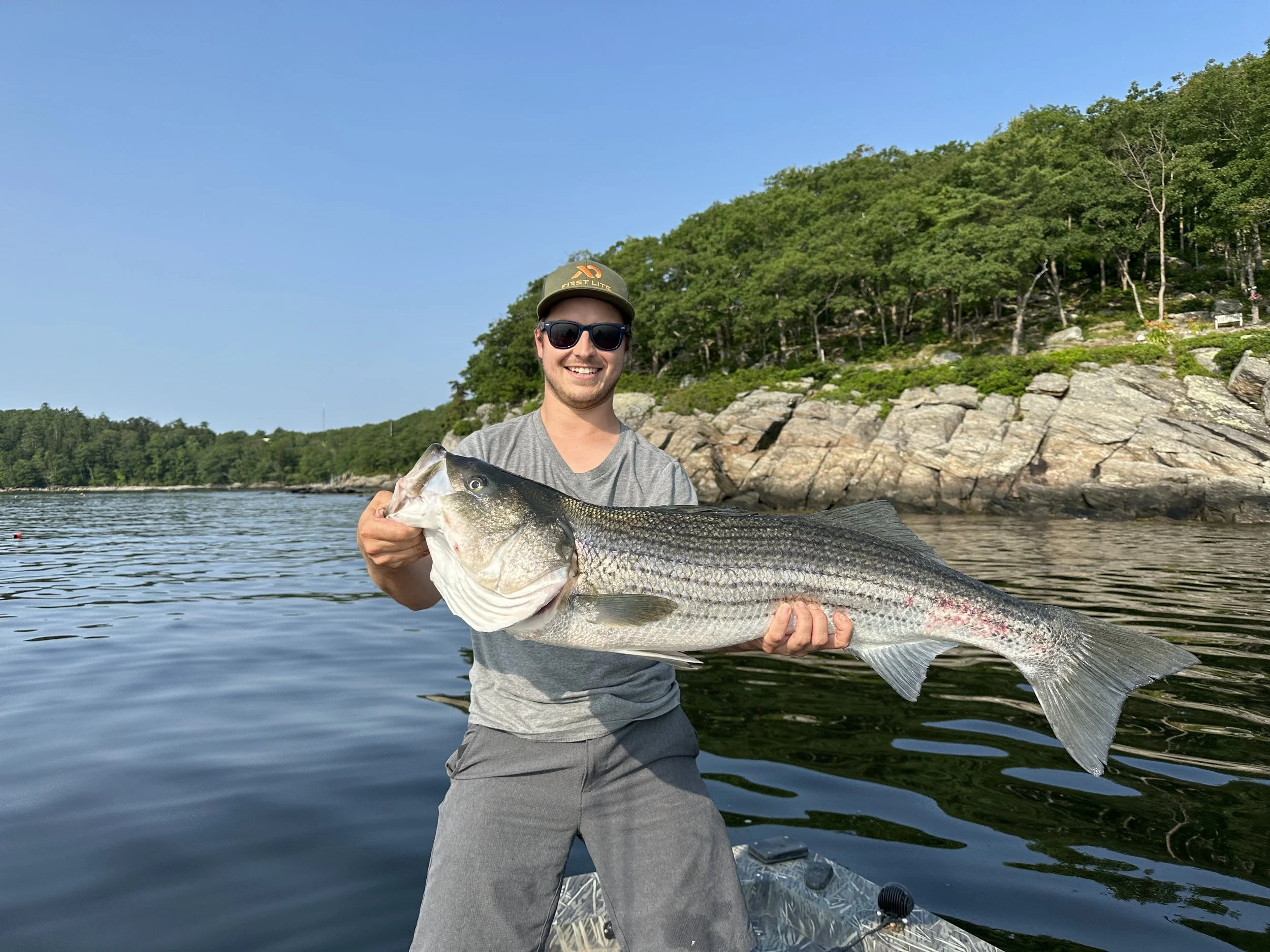 Striper Fishing Rockport Maine