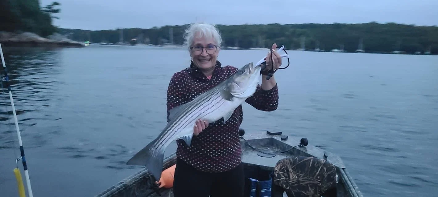 First Striper Rockport Maine