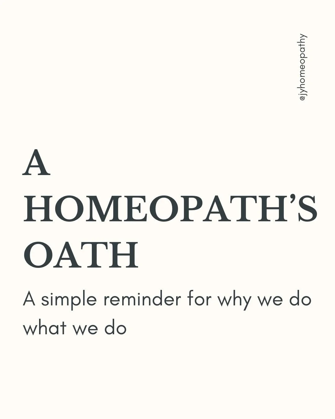 Sound on. This one&rsquo;s for my fellow homeopaths 💕. It&rsquo;s not about what it gives us. It&rsquo;s about how we do right by it and all who come to us. 

&ldquo;Young man, young woman, do not ask what future has homeopathy to offer you&hellip;w