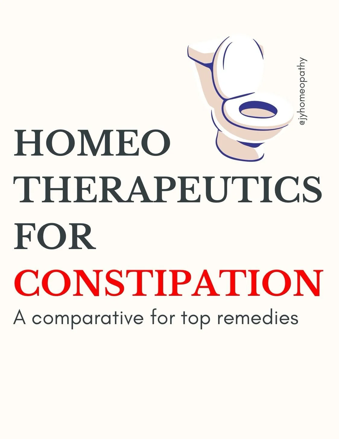 Homeotherapeutics for constipation.