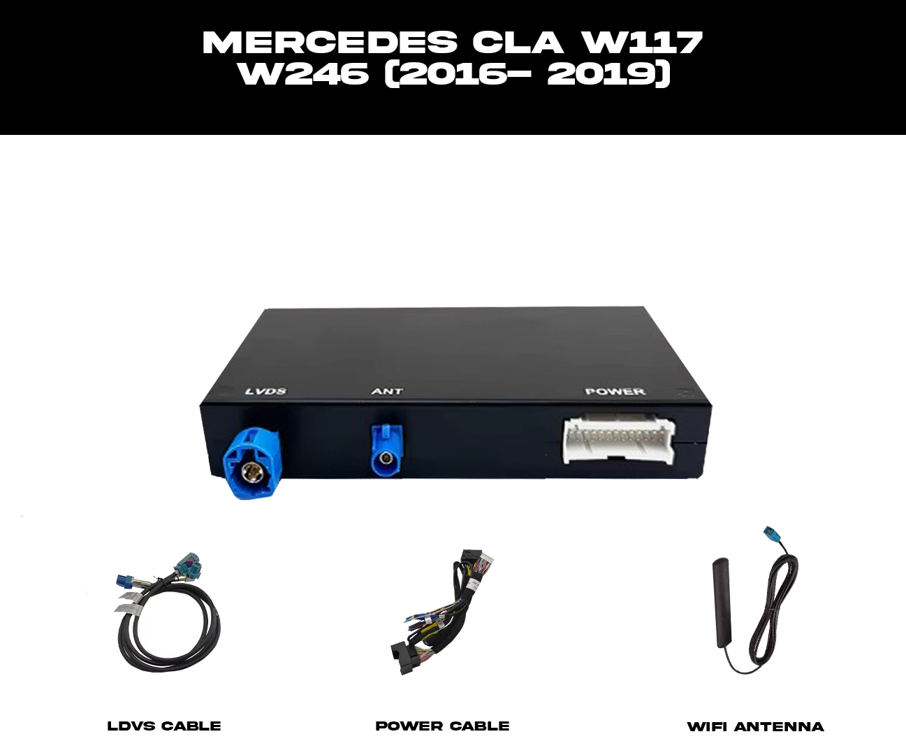 Mercedes CLA W117 (2016-2019) Wireless Apple CarPlay/Android Auto Module