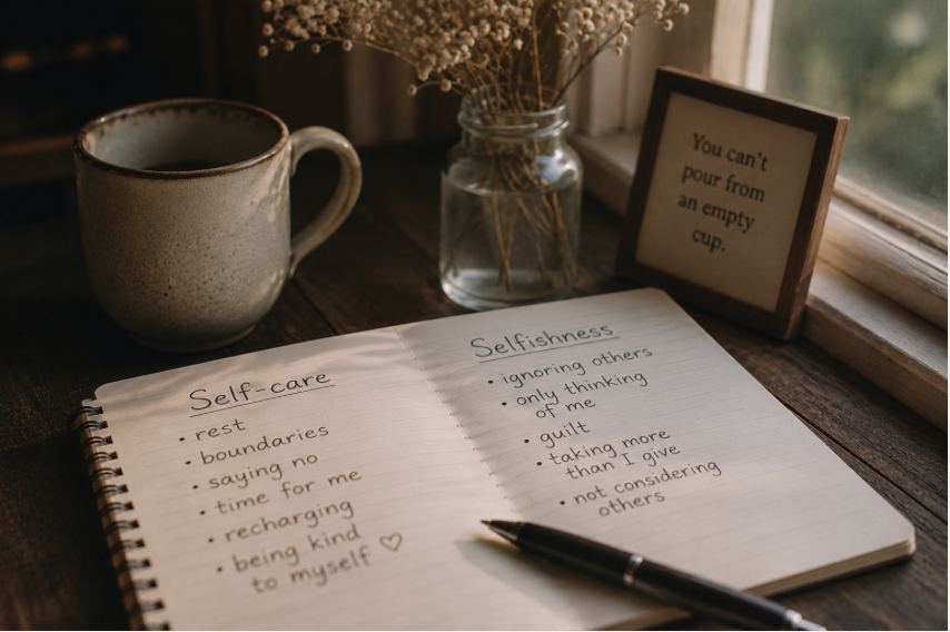 Self-Care versus Selfishness. 27.6.26