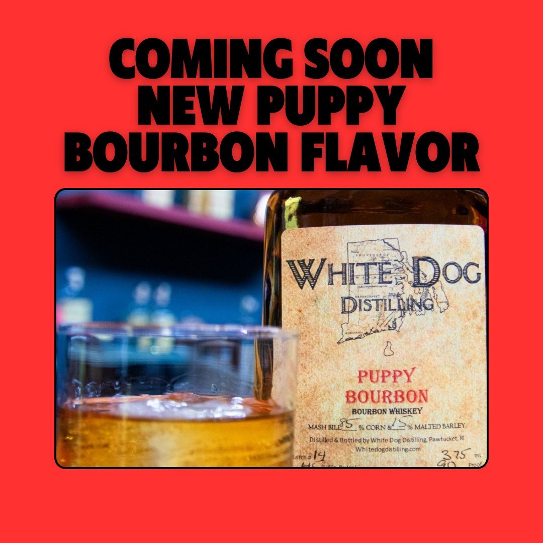 Pre release tasting is at our Anniversary Cocktail Party!  Ticket link in bio!

LOCATION:
Parkside Rotisserie &amp; Bar
76 S Main St, Providence, RI

 WHEN:
Wednesday, April 24 at 6 pm!

ENJOY:

- Puppy Bourbon Tastings (try our new flavor!)
- A Whit