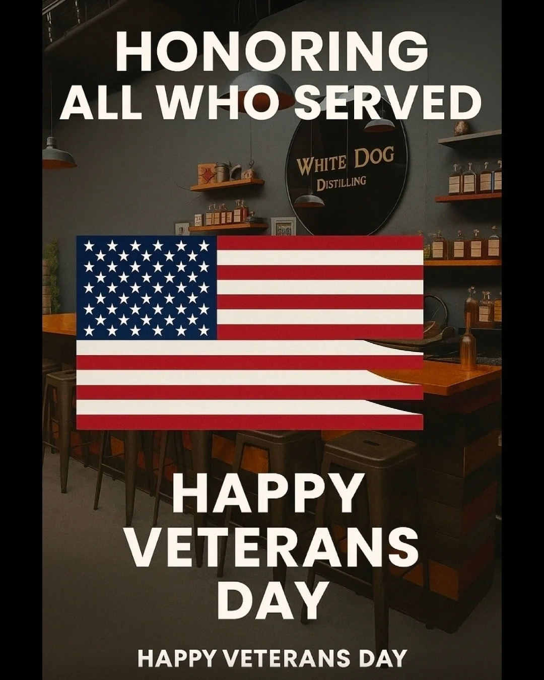 🇺🇸 Honoring All Who Served 🇺🇸

Today, we pause to recognize the brave men and women who have answered the call to serve.

Your courage, sacrifice, and dedication make our favorite freedoms possible &mdash; including sharing good spirits with good