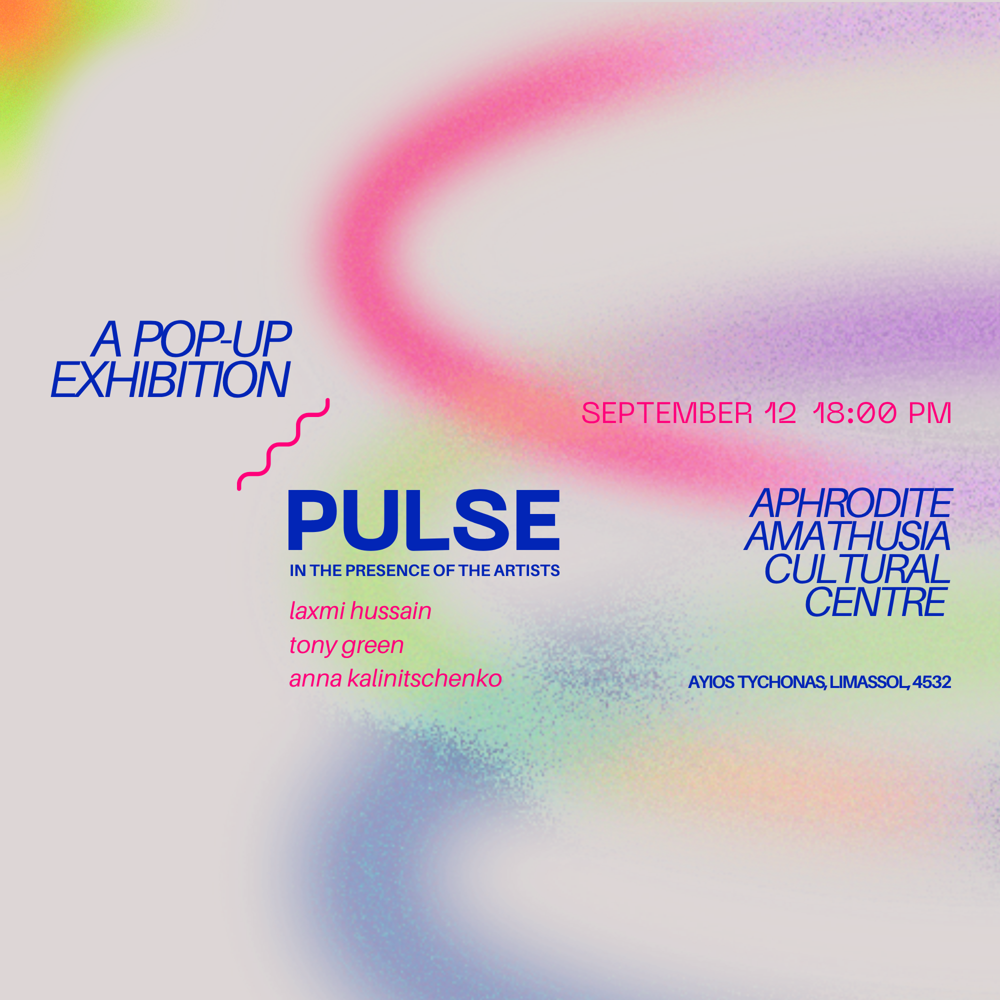 Opening on September 12: “Pulse,” a Pop-Up Exhibition by 125 Space