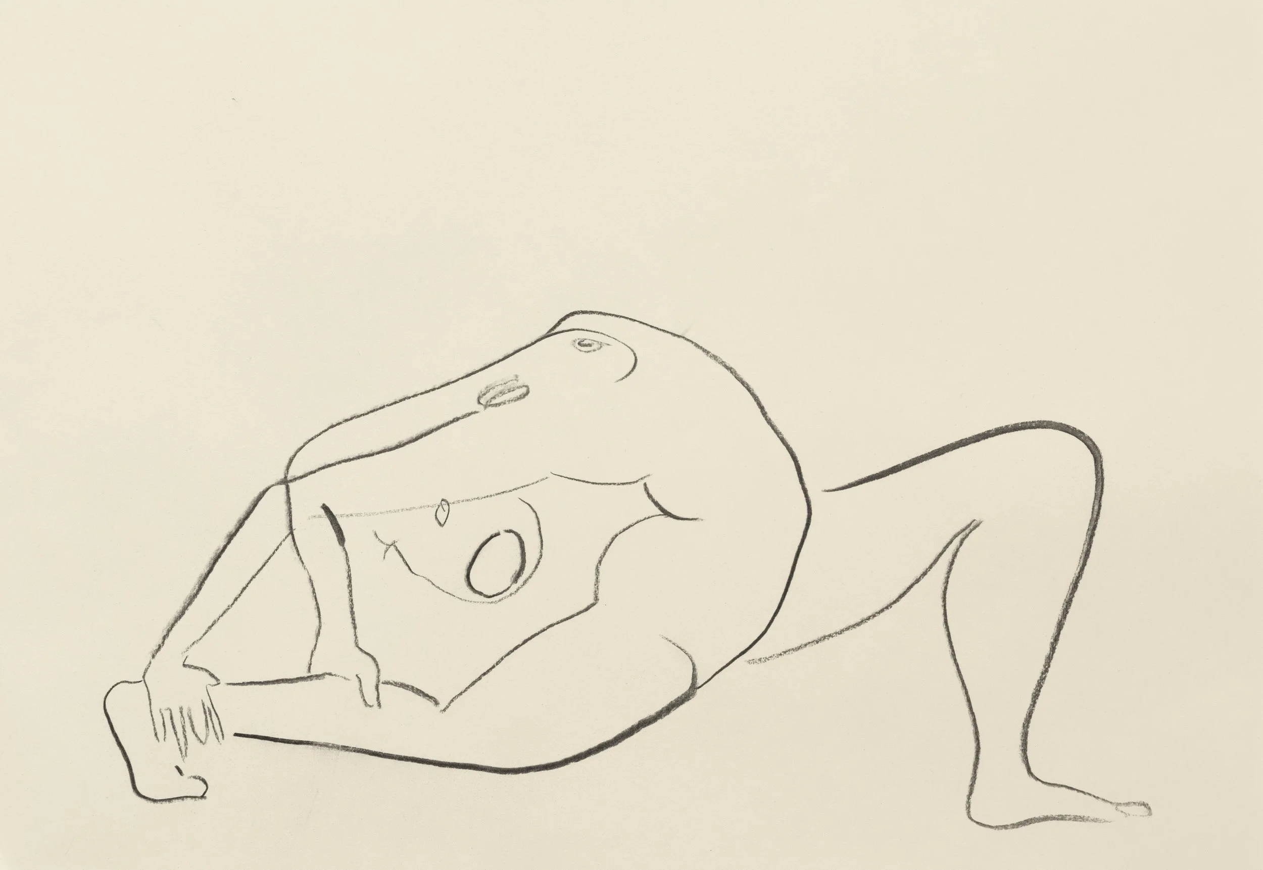   Nude study 14    
Charcoal on cartridge paper  
29.7 x 42 cm, 2026  
€895