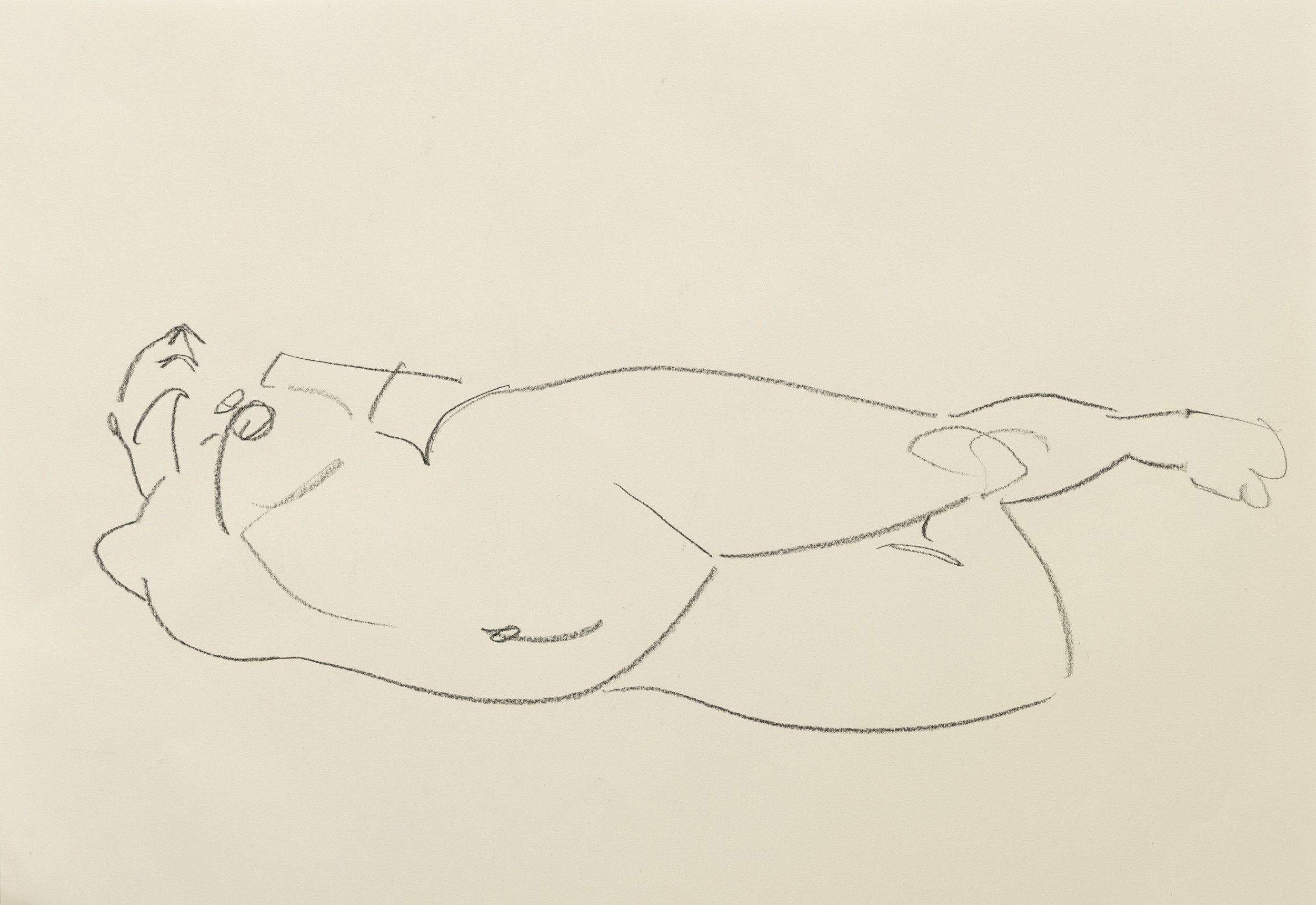   Nude study 15    
Charcoal on cartridge paper  
29.7 x 42 cm, 2026  
€895