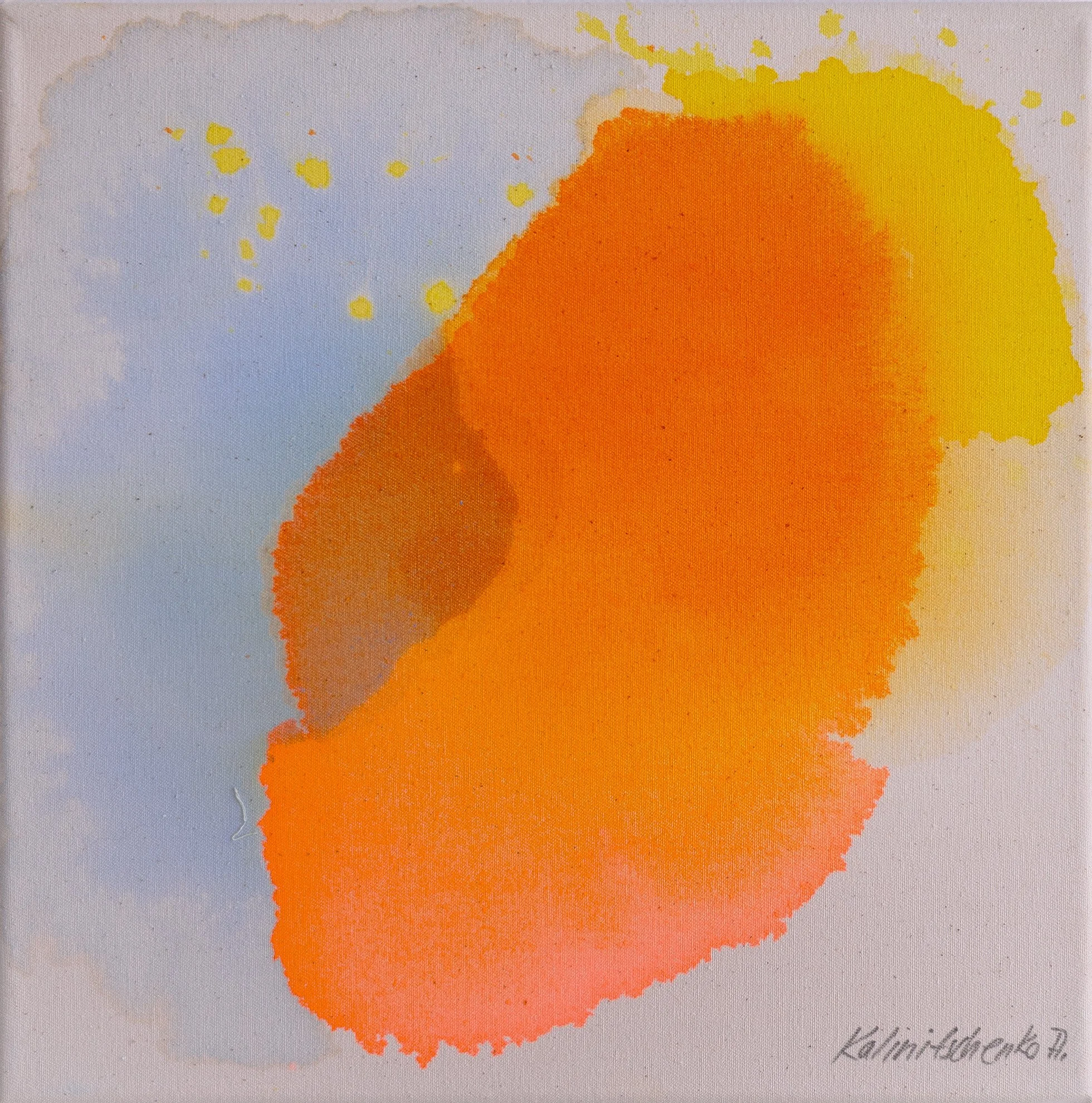    
  Anna Kalinitschenko    
  Palette of Joy No.3    
Acrylic paint and inks on canvas,  
30 x 30 cm, 2024  
€720