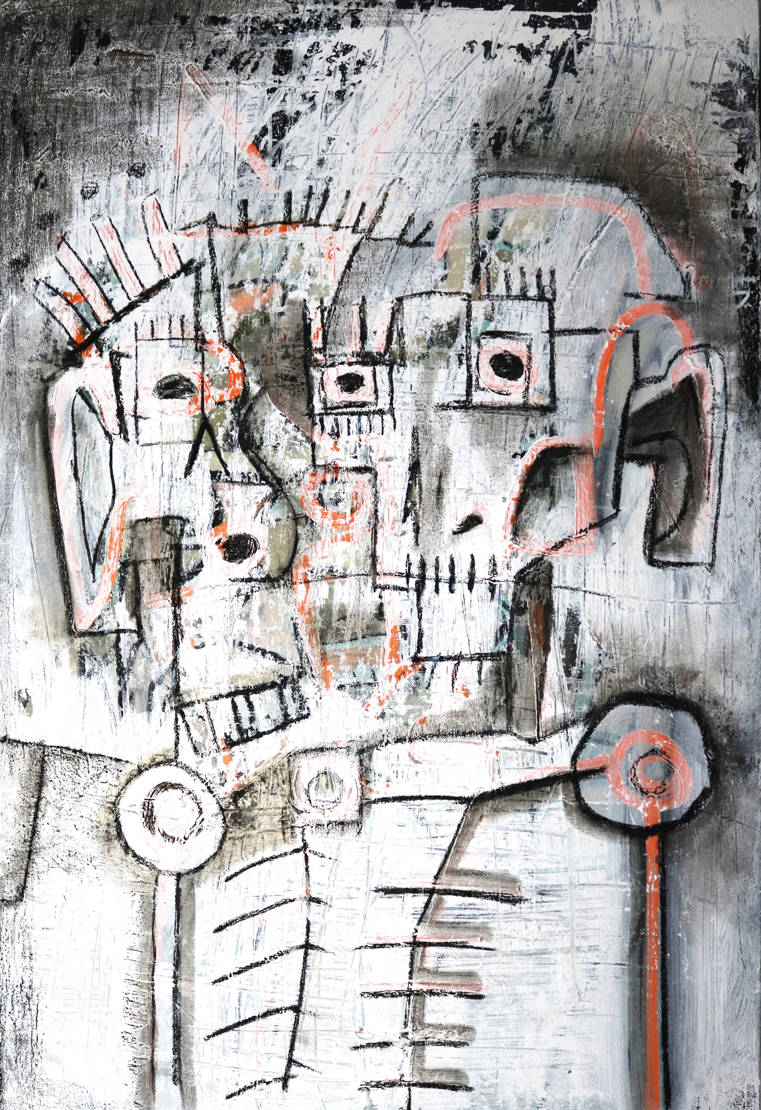 We Aren't Ordinary People    
€2,300 
50.5x76cm  
2021 
Acrylic – Spray – Oil Pastel